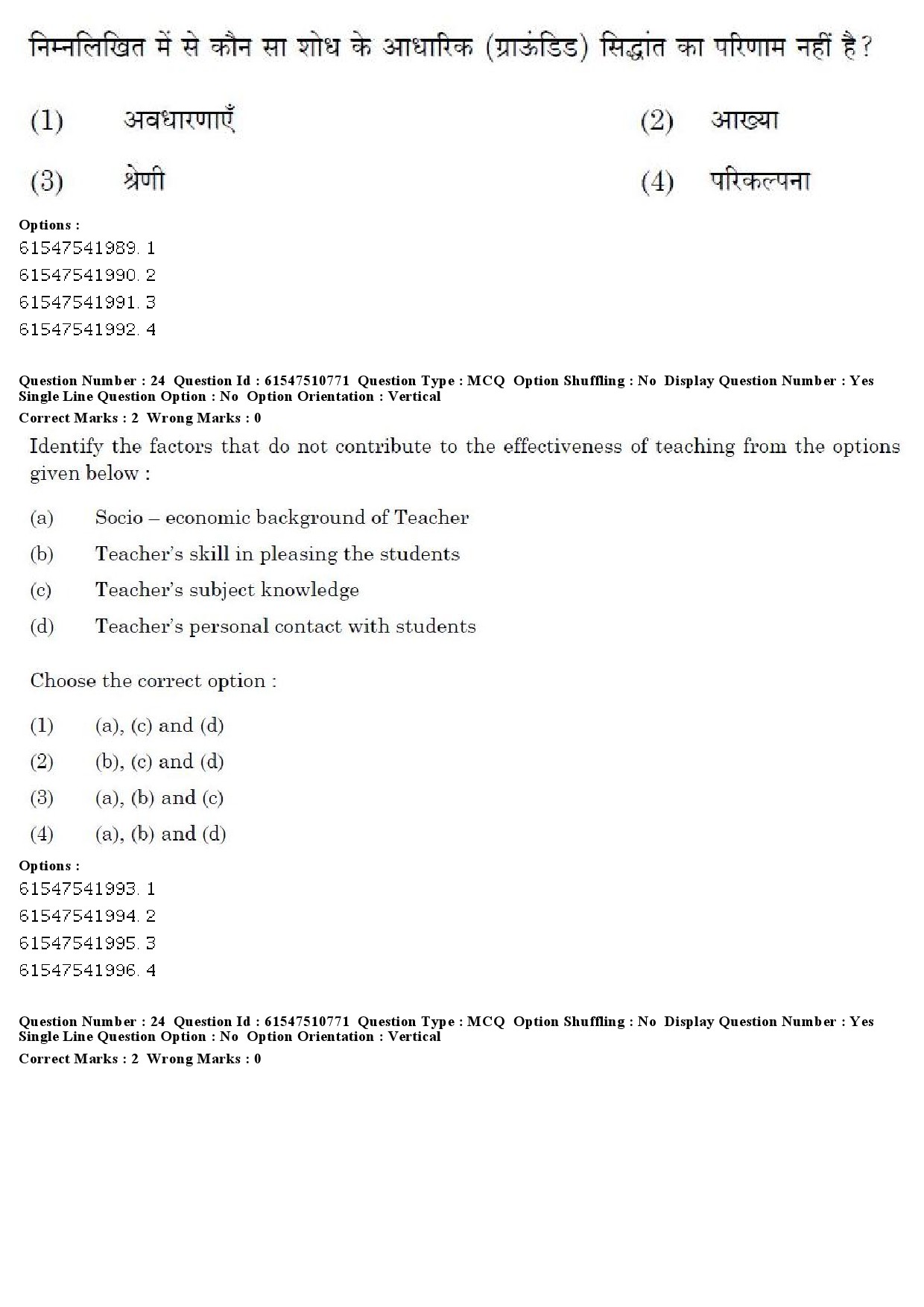 UGC NET Comparative Literature Question Paper December 2019 18