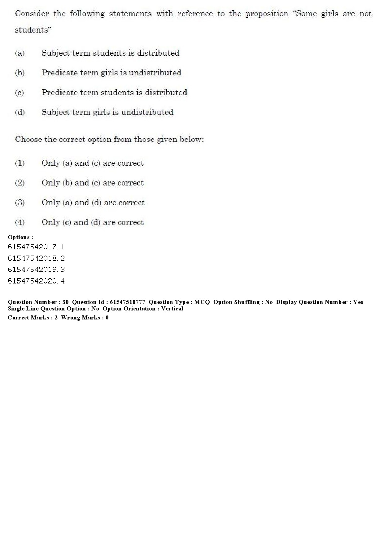 UGC NET Comparative Literature Question Paper December 2019 26