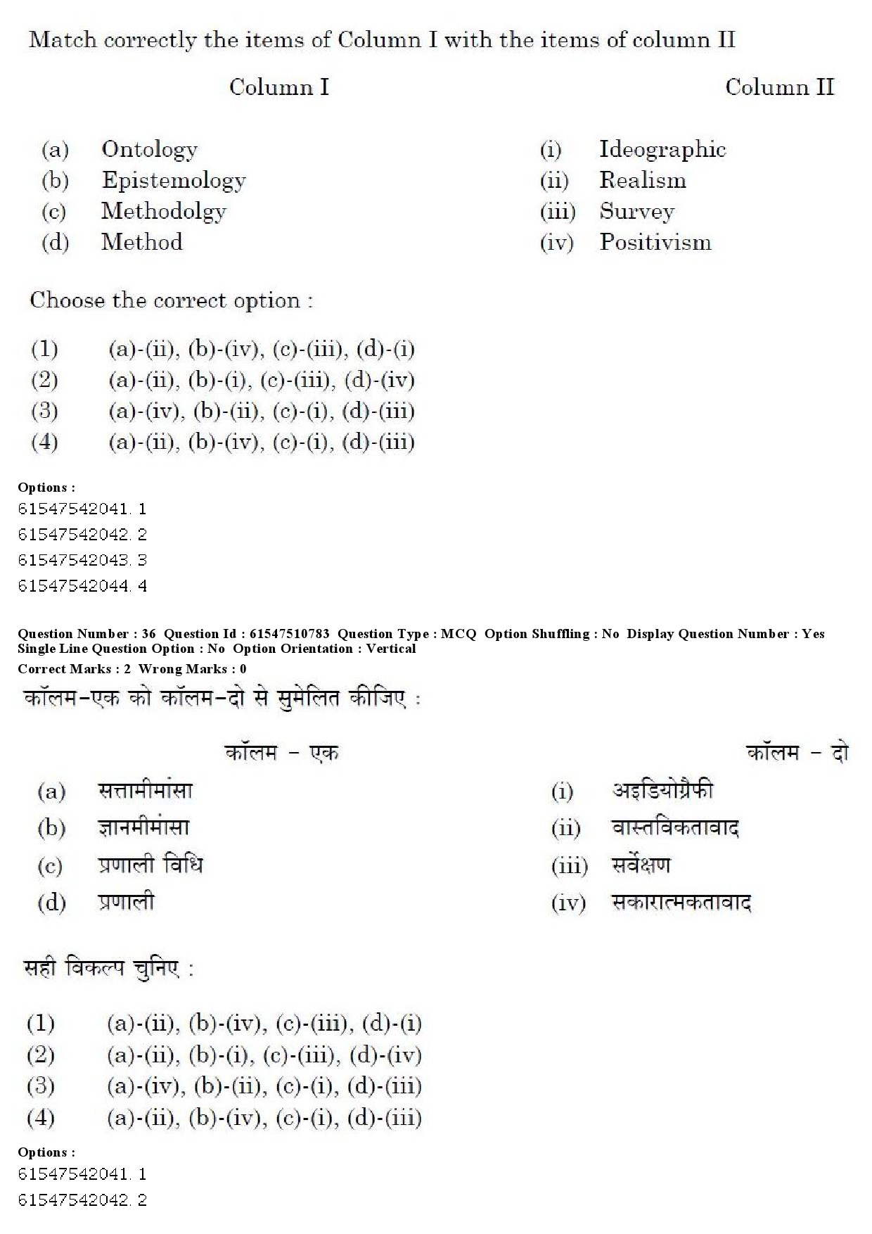 UGC NET Comparative Literature Question Paper December 2019 37