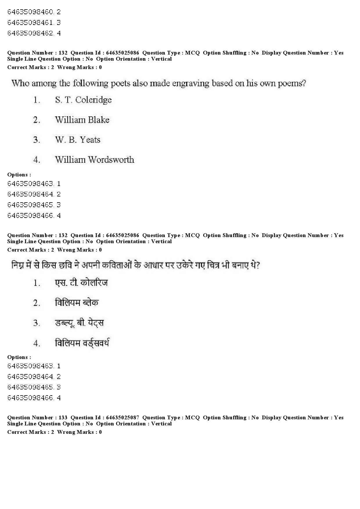 UGC NET Comparative Literature Question Paper June 2019 117