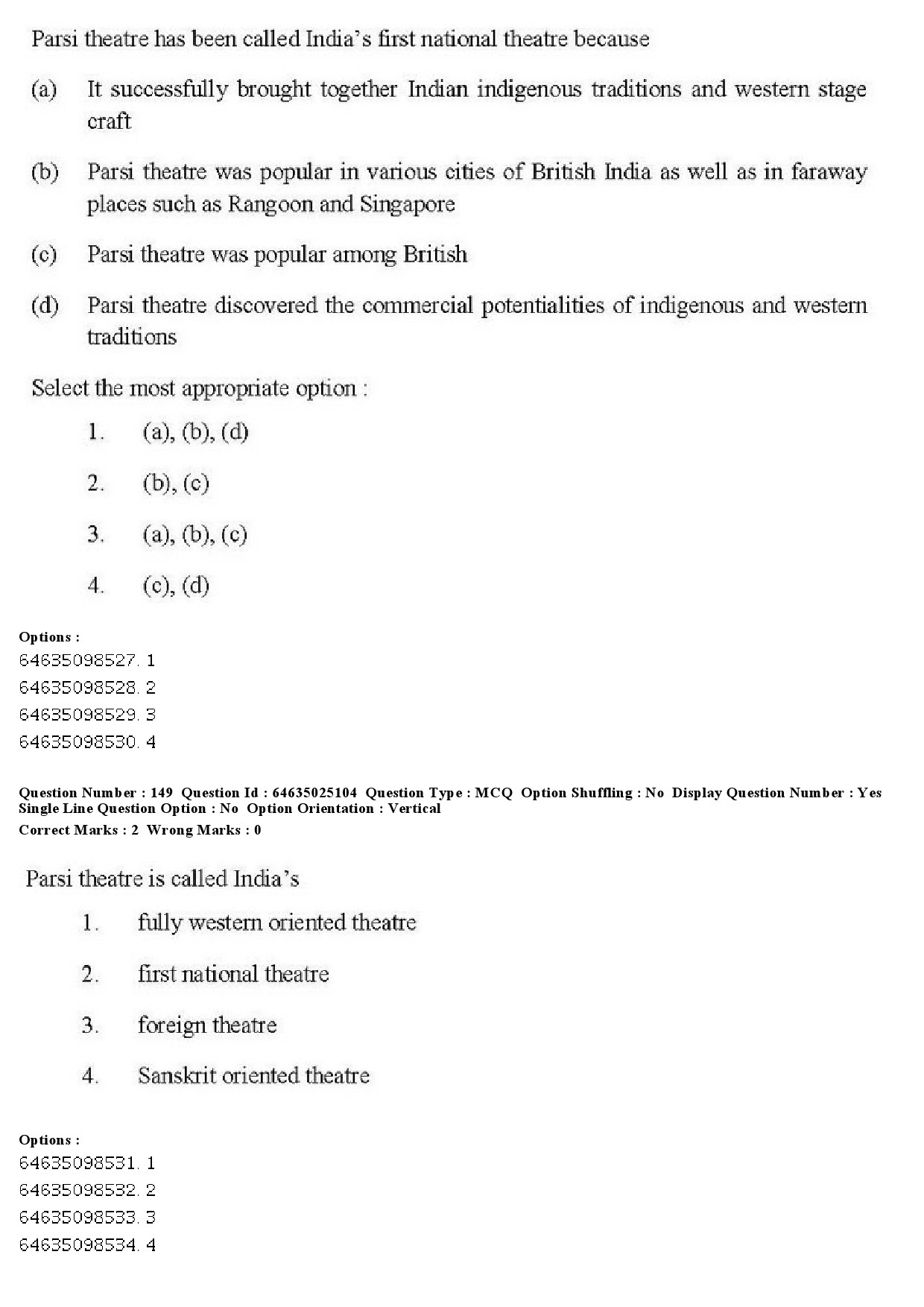 UGC NET Comparative Literature Question Paper June 2019 134