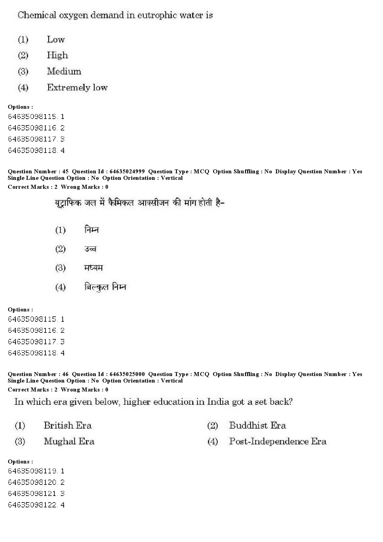 UGC NET Comparative Literature Question Paper June 2019 36