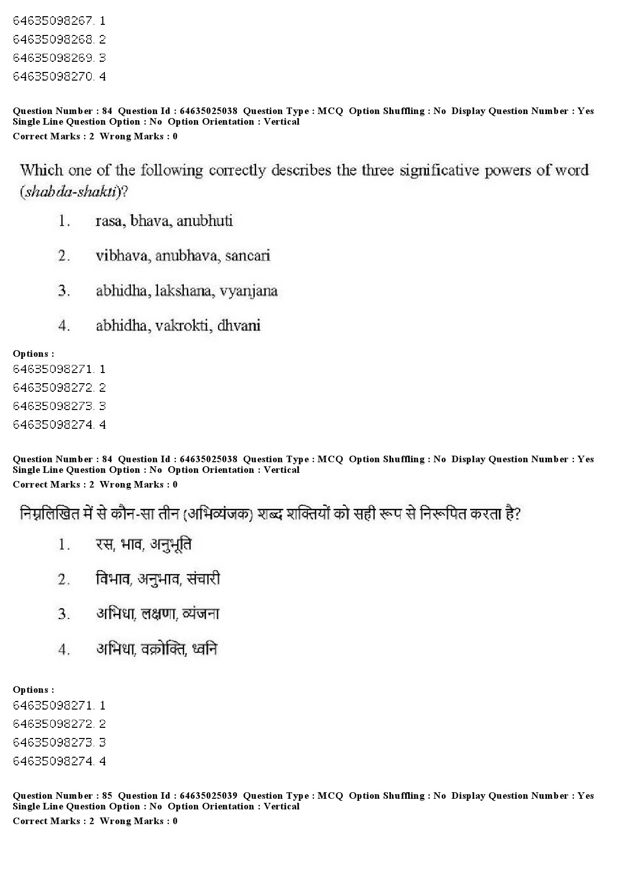 UGC NET Comparative Literature Question Paper June 2019 72