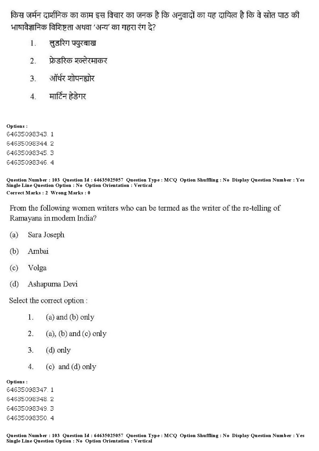 UGC NET Comparative Literature Question Paper June 2019 88