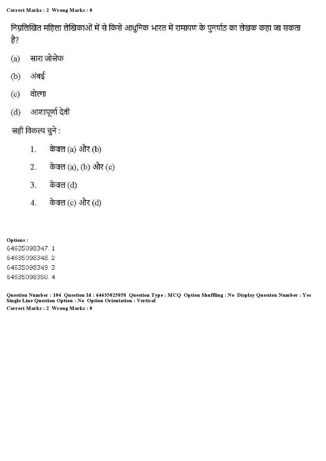 UGC NET Comparative Literature Question Paper June 2019 89