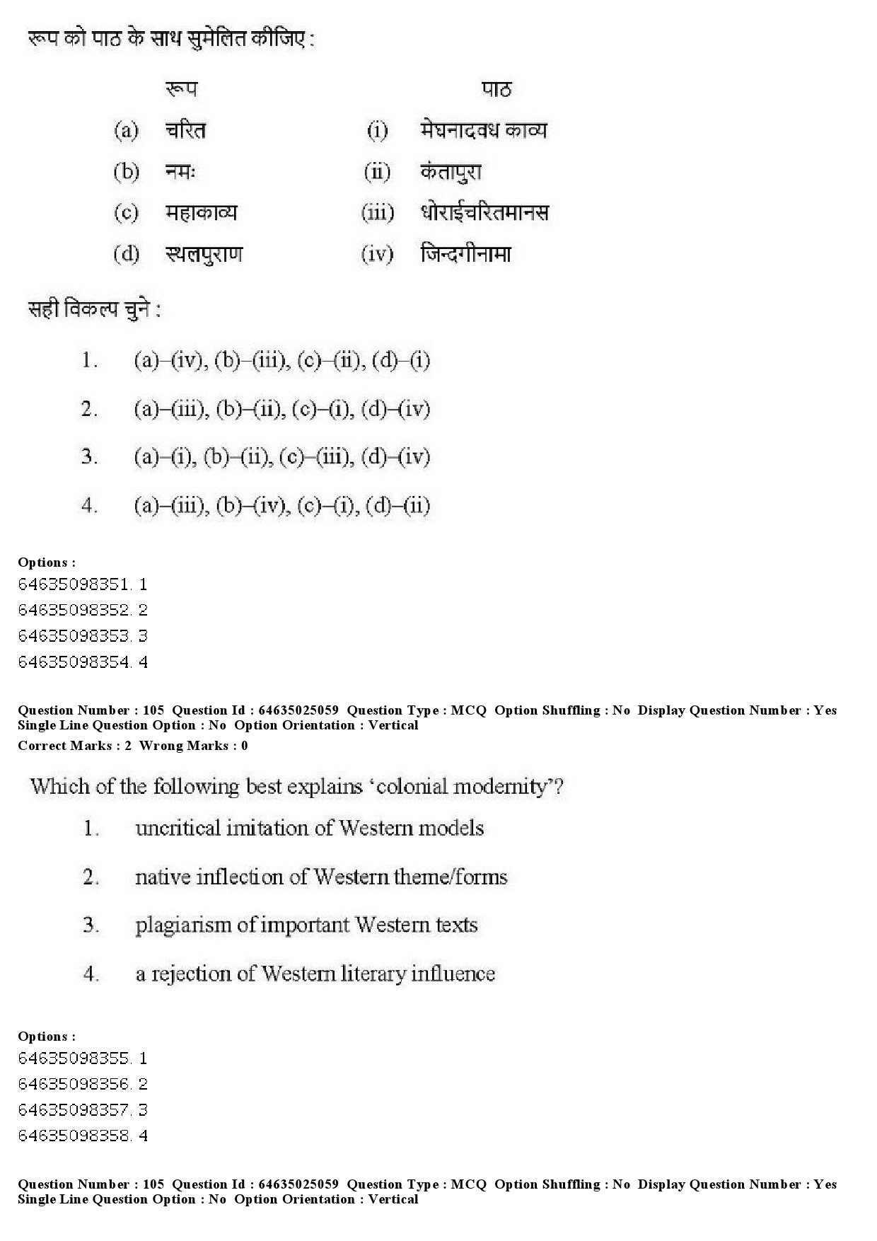 UGC NET Comparative Literature Question Paper June 2019 91