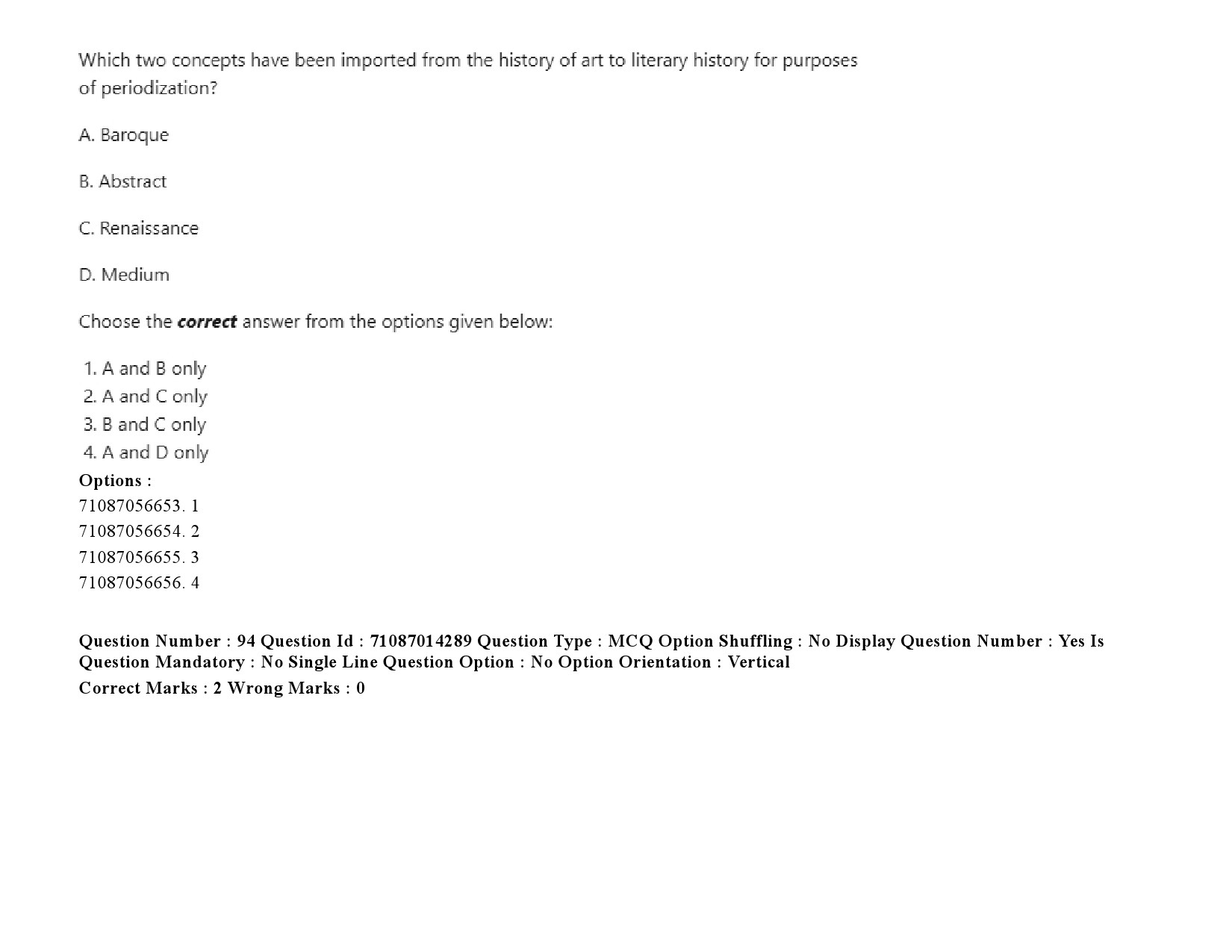 UGC NET Comparative Literature Question Paper September 2020 123