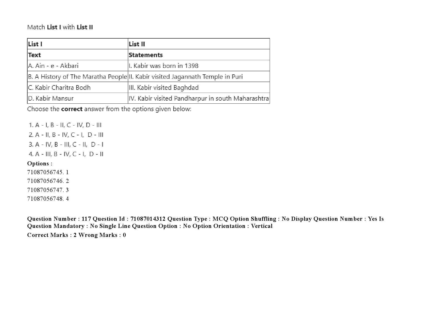 UGC NET Comparative Literature Question Paper September 2020 168