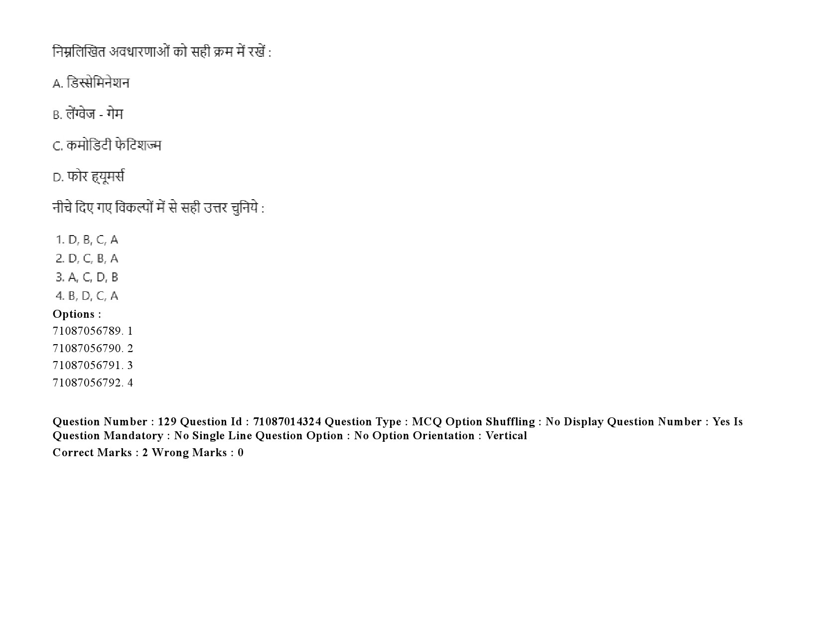 UGC NET Comparative Literature Question Paper September 2020 191