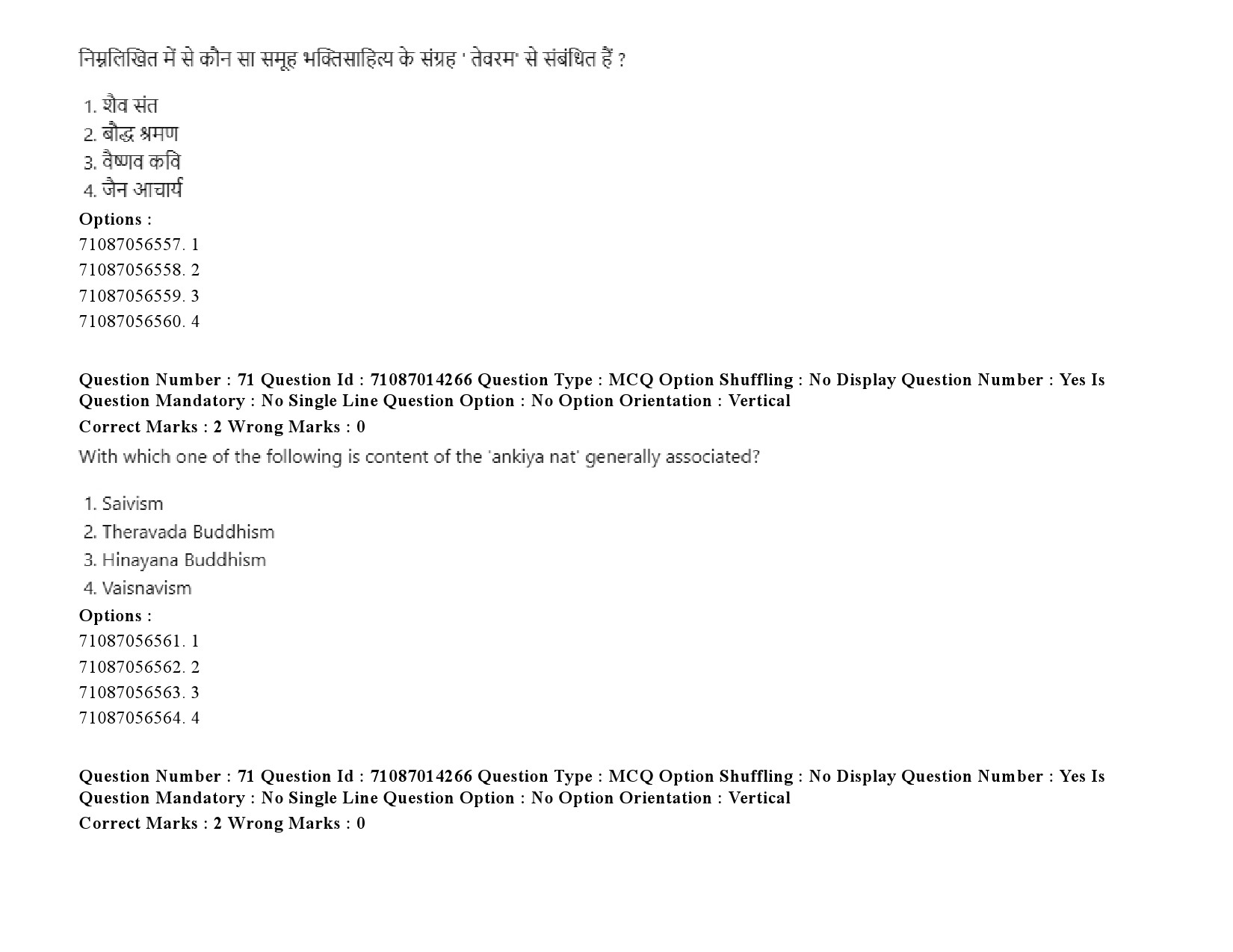 UGC NET Comparative Literature Question Paper September 2020 96