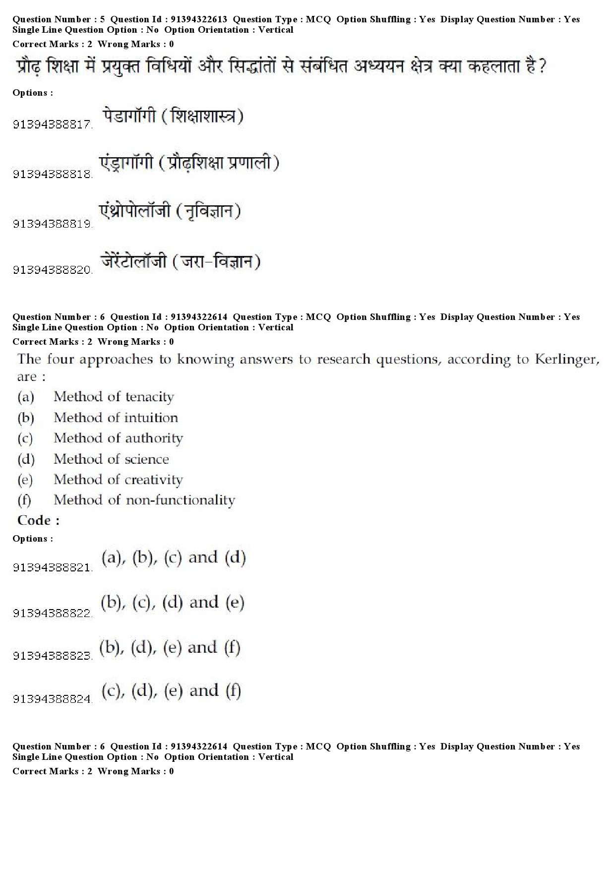 UGC NET Comparative Study of Religions Question Paper December 2018 5