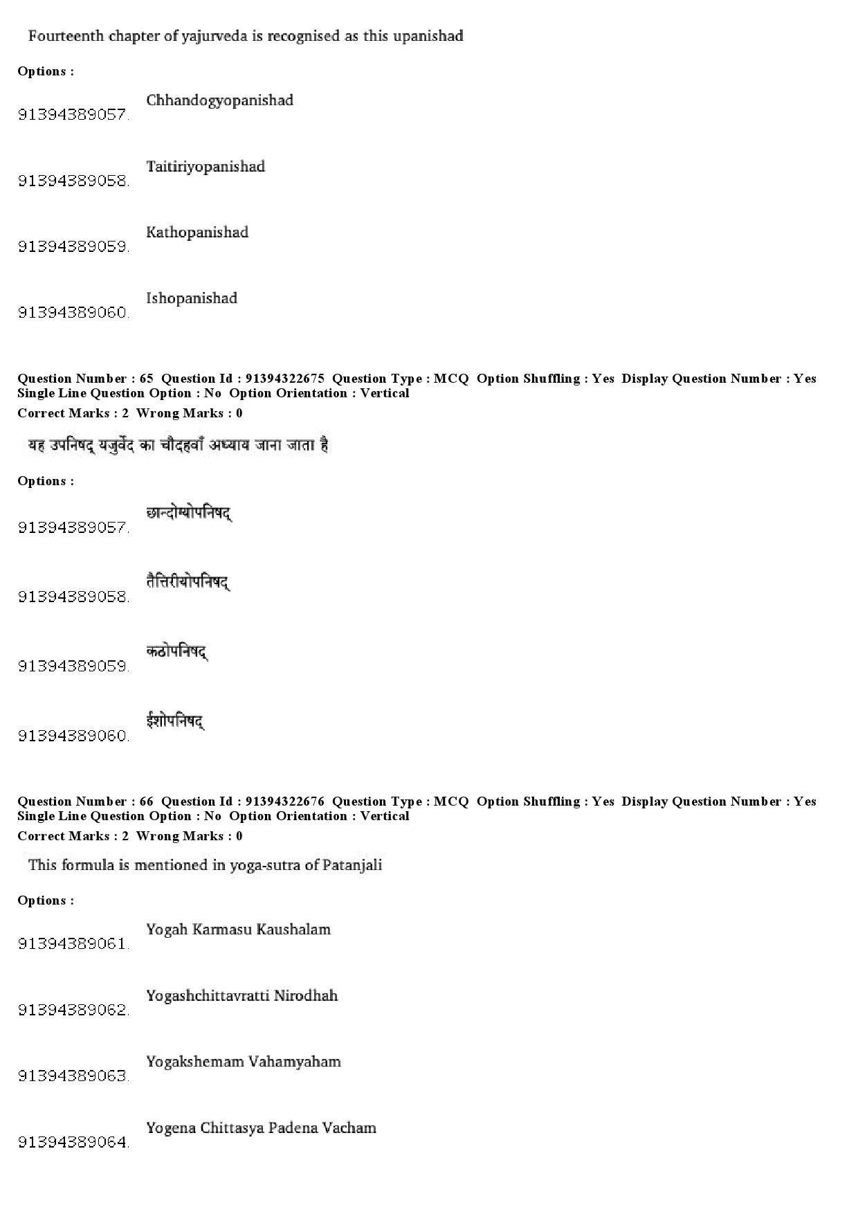 UGC NET Comparative Study of Religions Question Paper December 2018 55