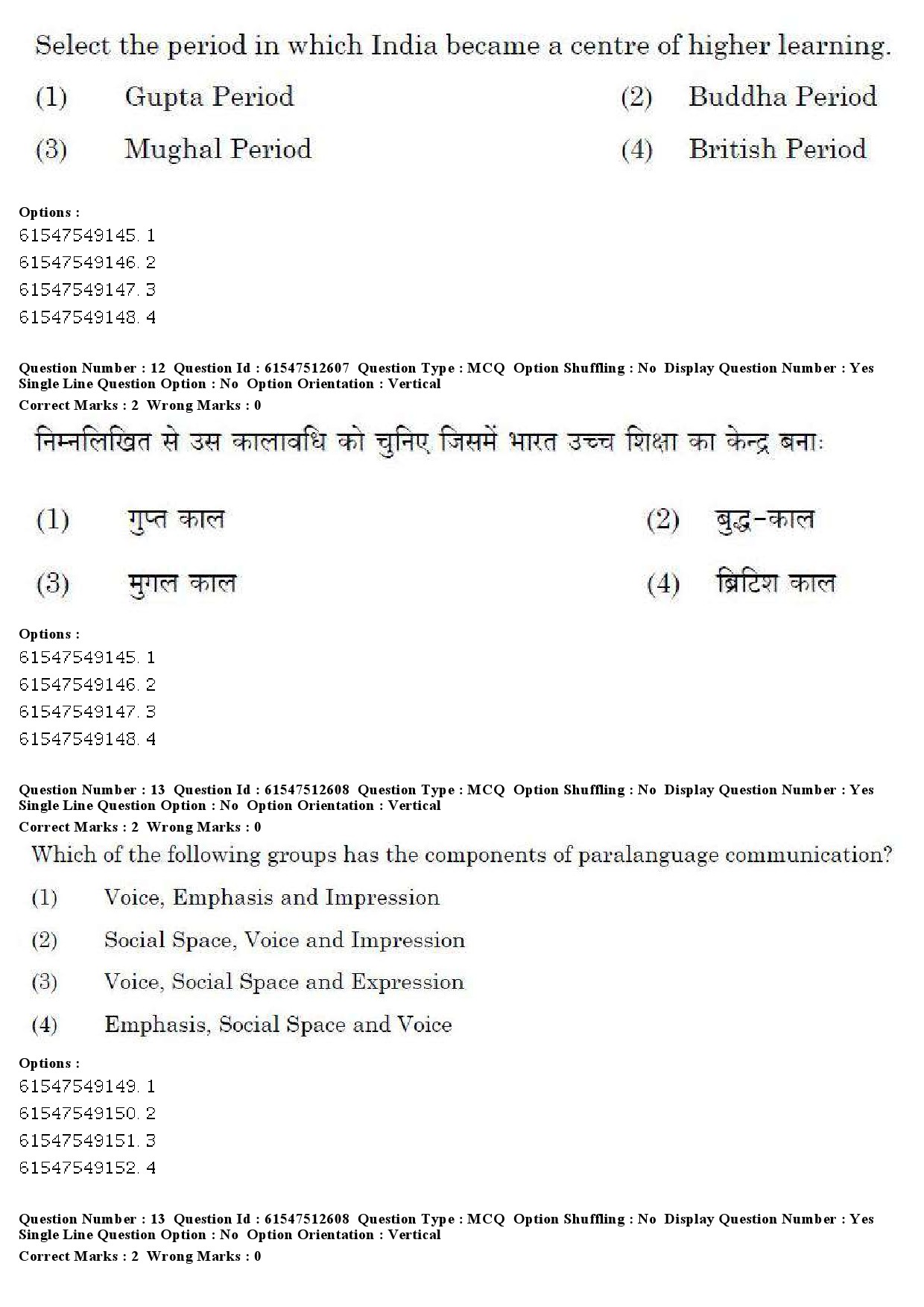 UGC NET Comparative Study of Religions Question Paper December 2019 10