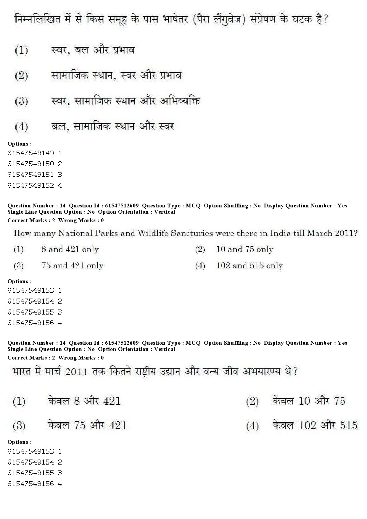 UGC NET Comparative Study of Religions Question Paper December 2019 11