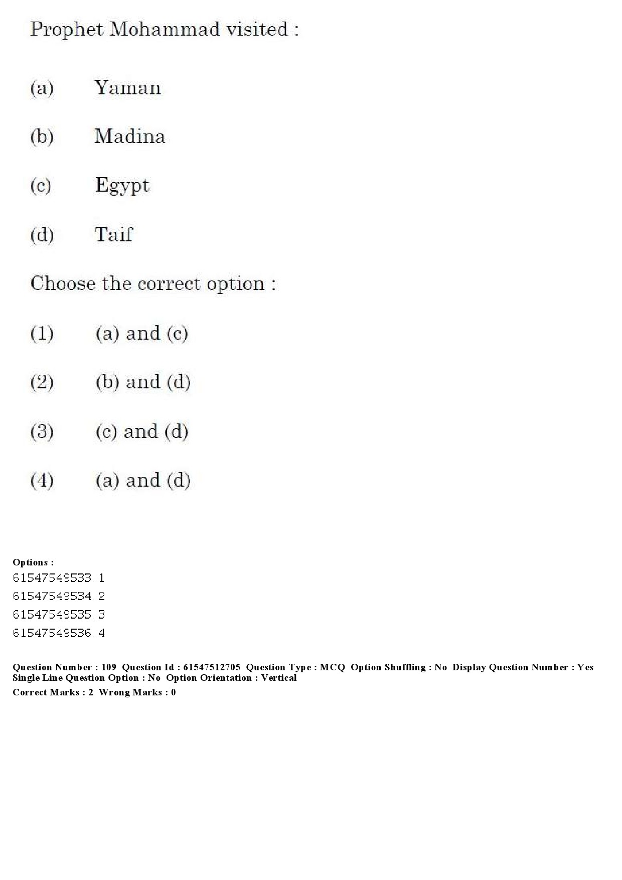 UGC NET Comparative Study of Religions Question Paper December 2019 113