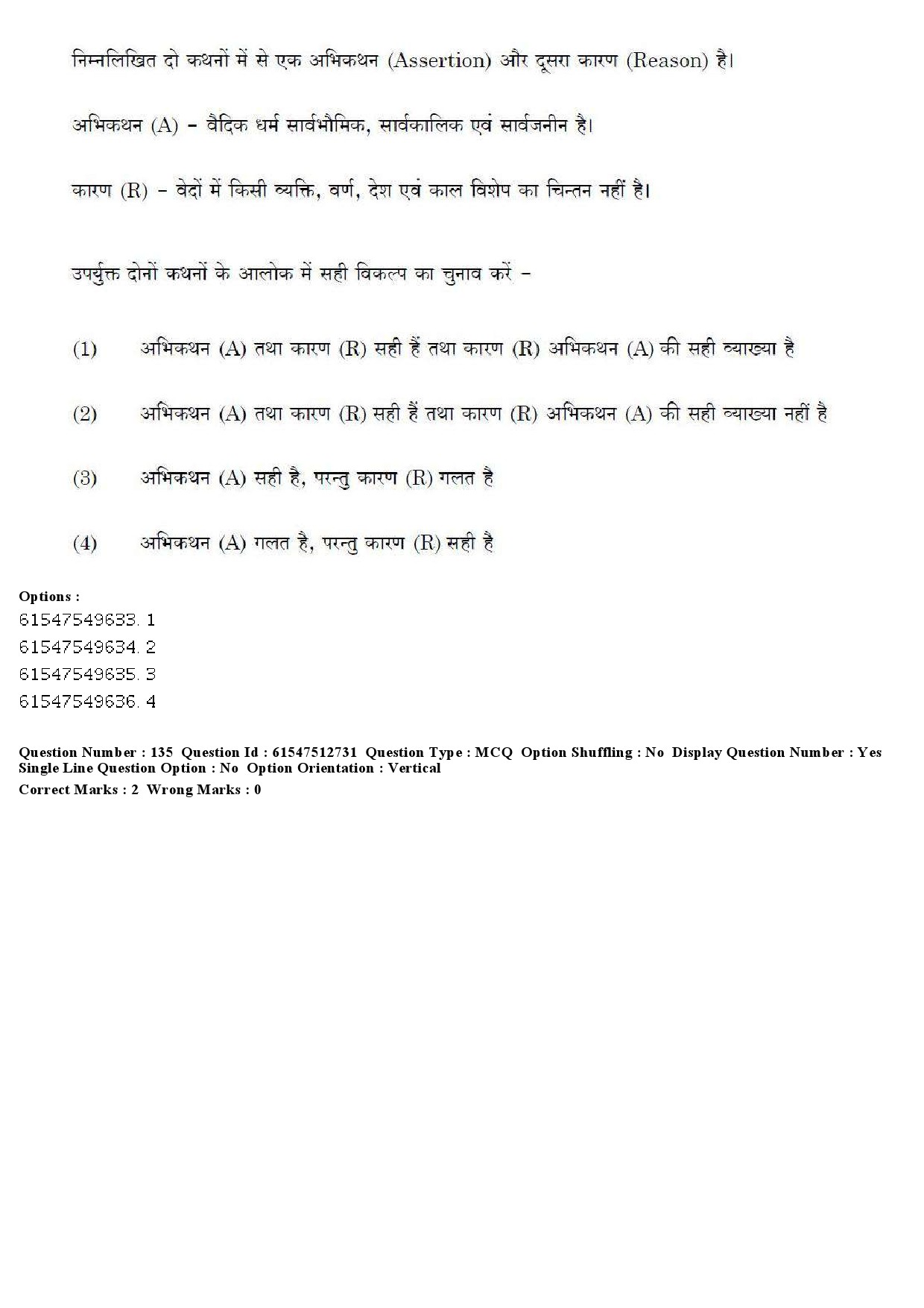 UGC NET Comparative Study of Religions Question Paper December 2019 153