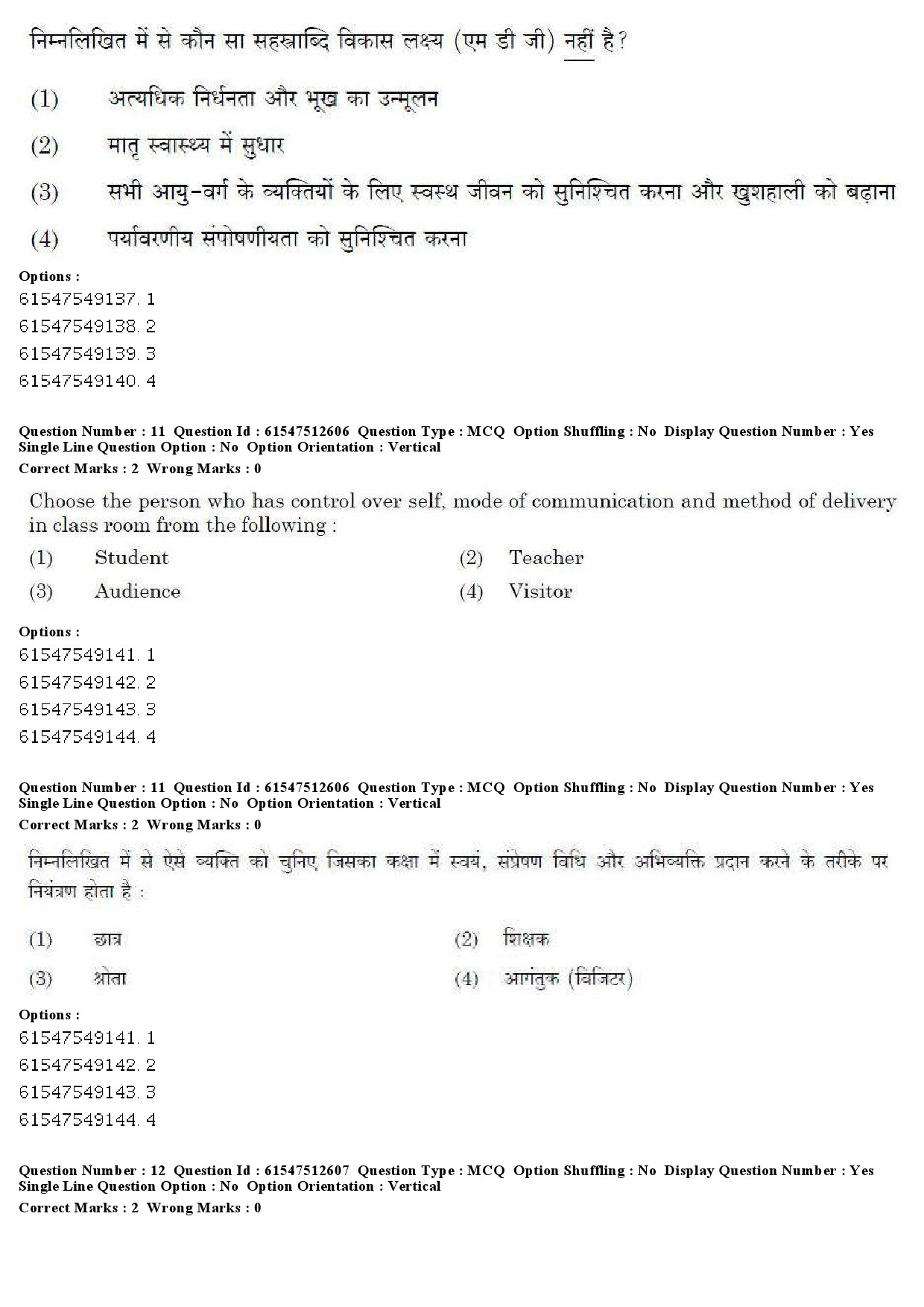 UGC NET Comparative Study of Religions Question Paper December 2019 9