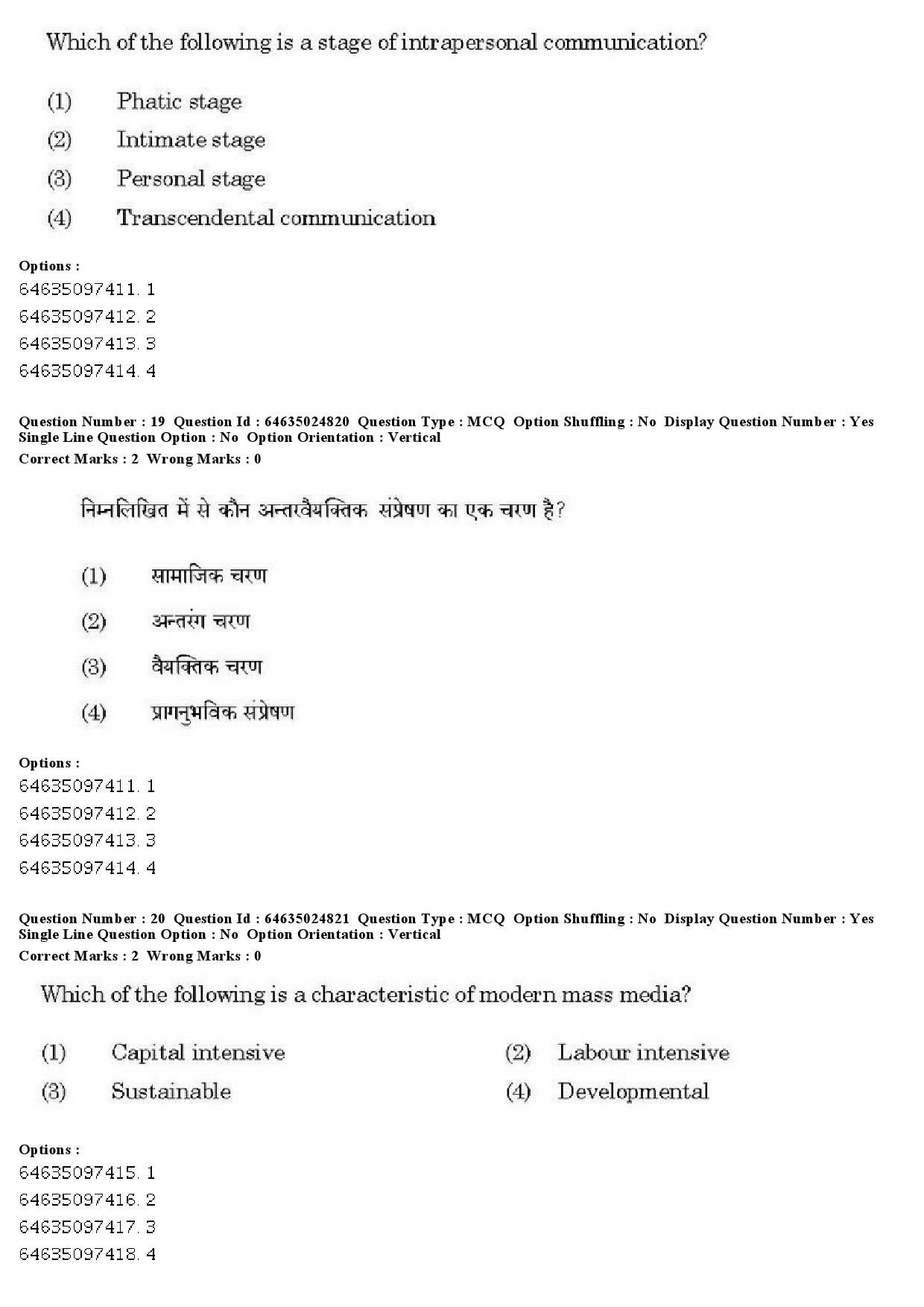 UGC NET Comparative Study of Religions Question Paper June 2019 16