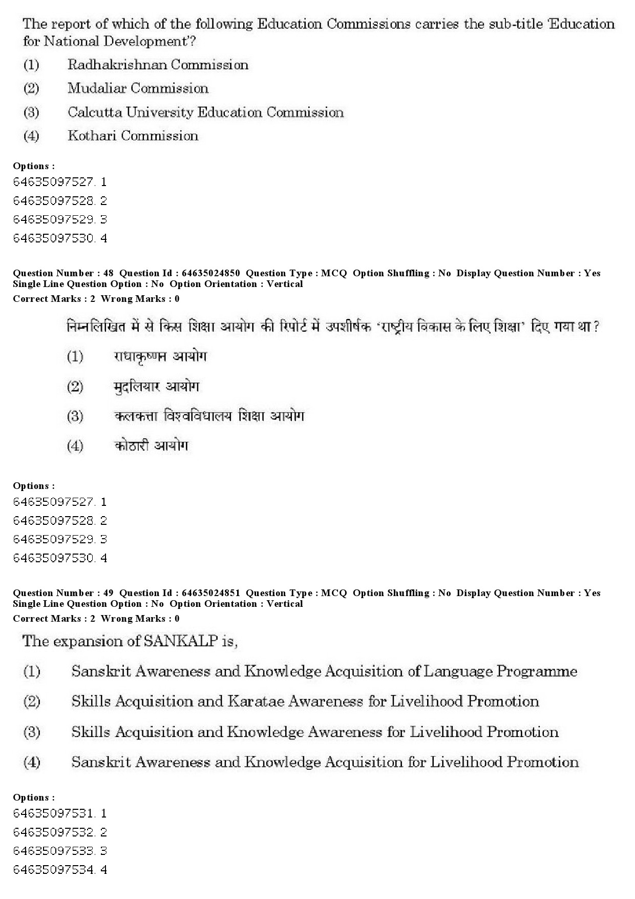 UGC NET Comparative Study of Religions Question Paper June 2019 38