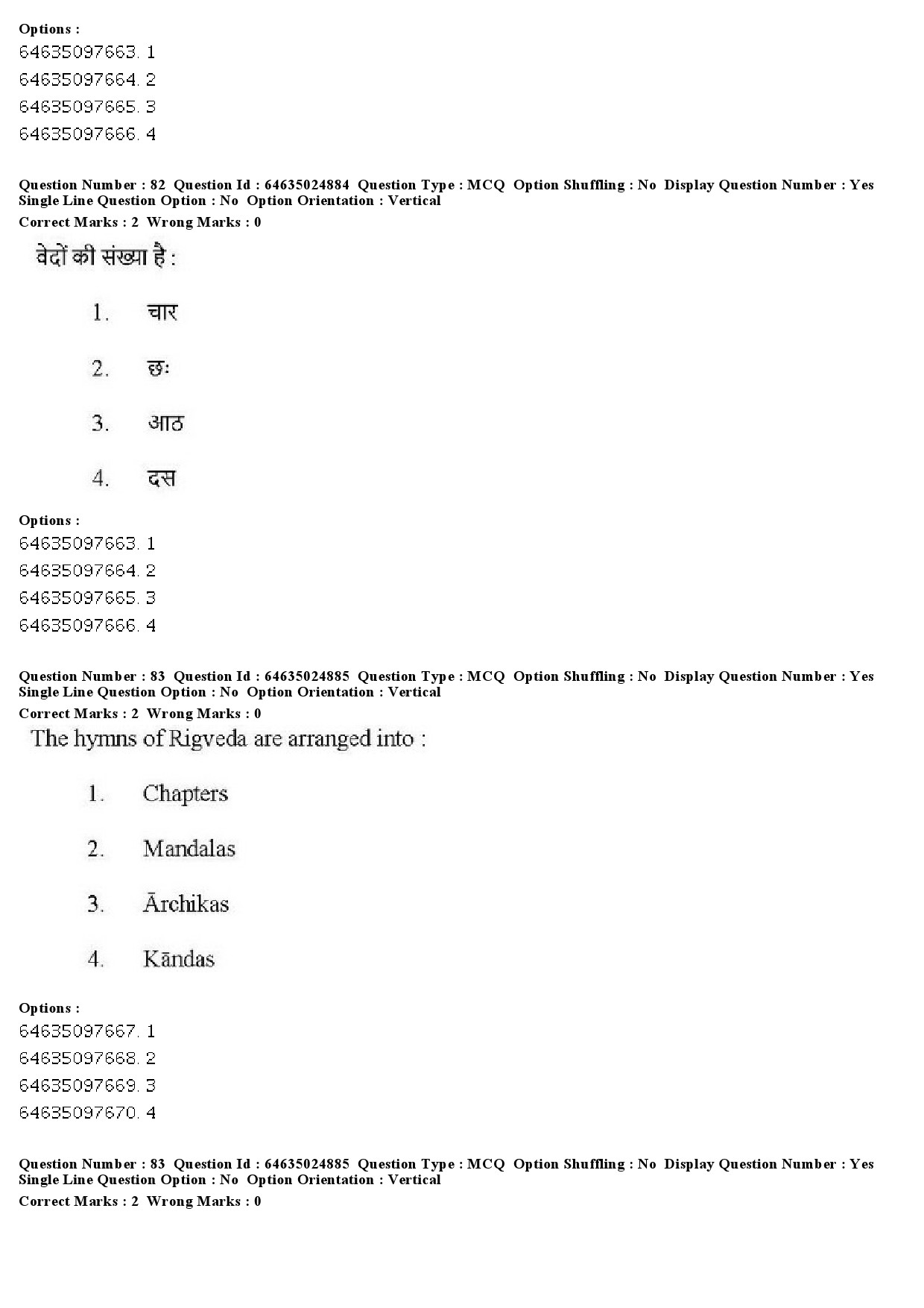 UGC NET Comparative Study of Religions Question Paper June 2019 69