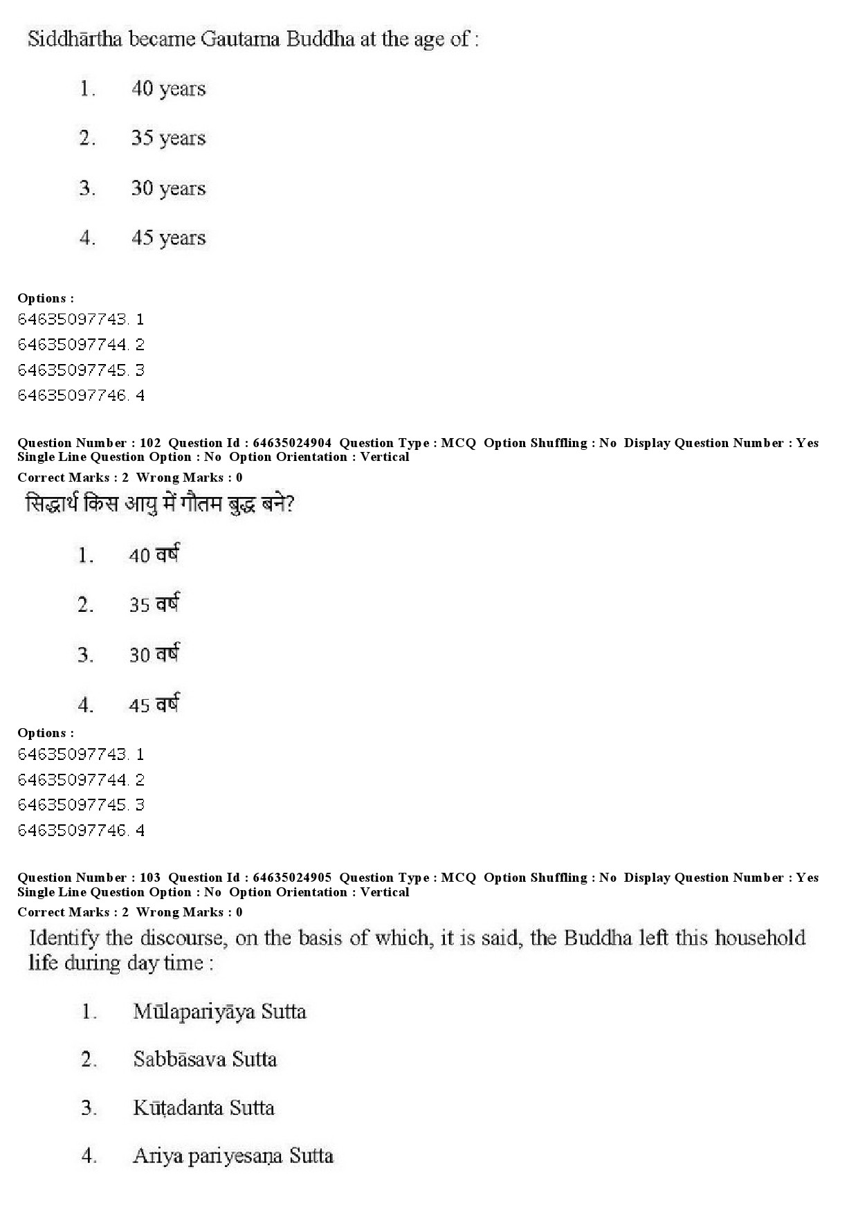 UGC NET Comparative Study of Religions Question Paper June 2019 86