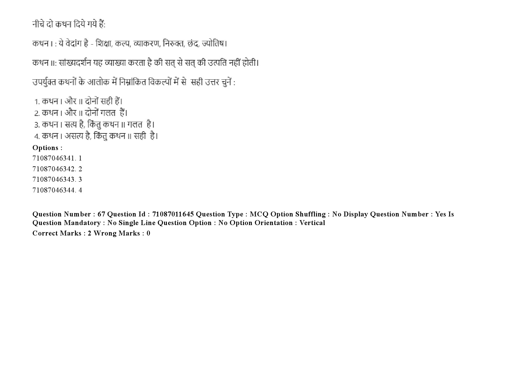 UGC NET Comparative Study of Religions Question Paper September 2020 100