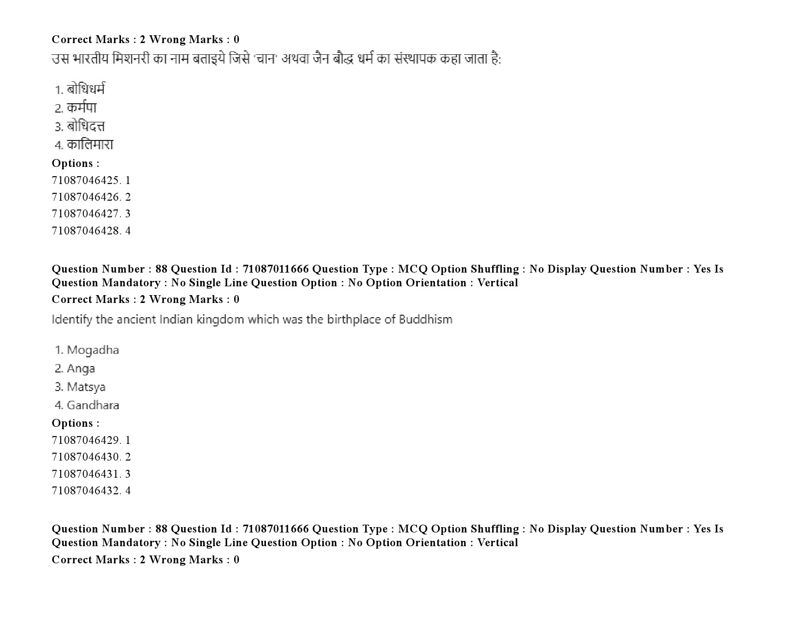 UGC NET Comparative Study of Religions Question Paper September 2020 132