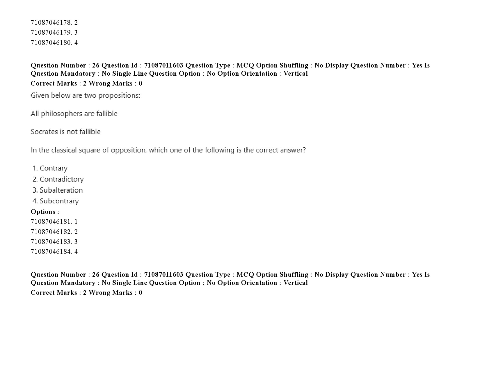 UGC NET Comparative Study of Religions Question Paper September 2020 40