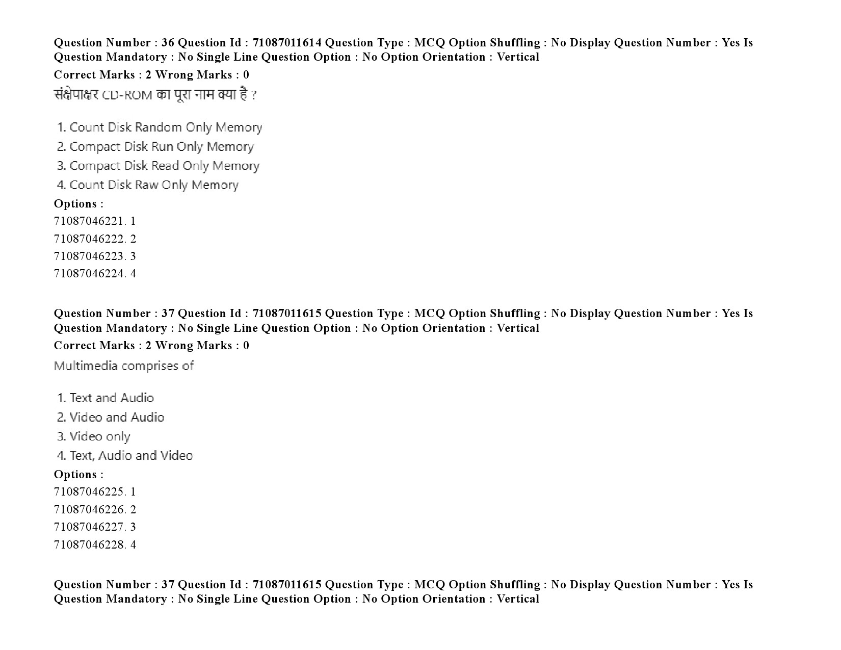 UGC NET Comparative Study of Religions Question Paper September 2020 56