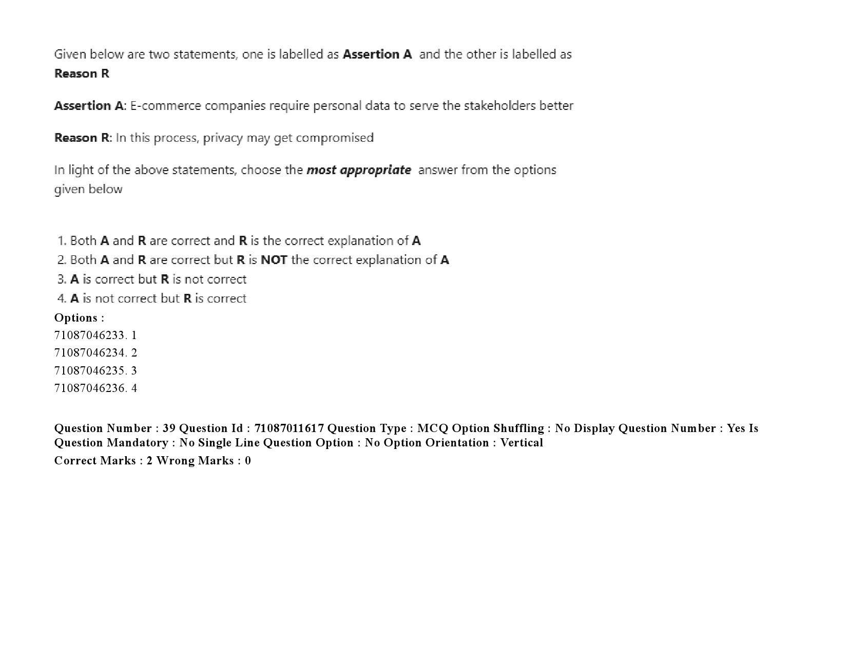 UGC NET Comparative Study of Religions Question Paper September 2020 59