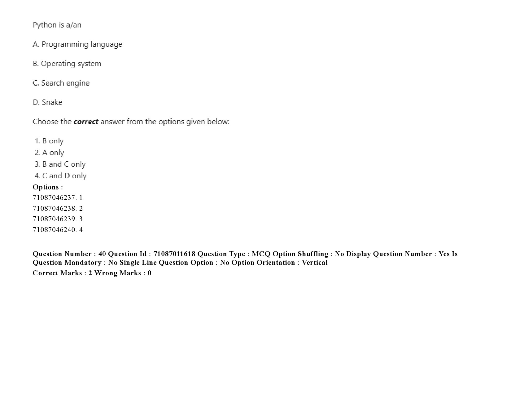 UGC NET Comparative Study of Religions Question Paper September 2020 61