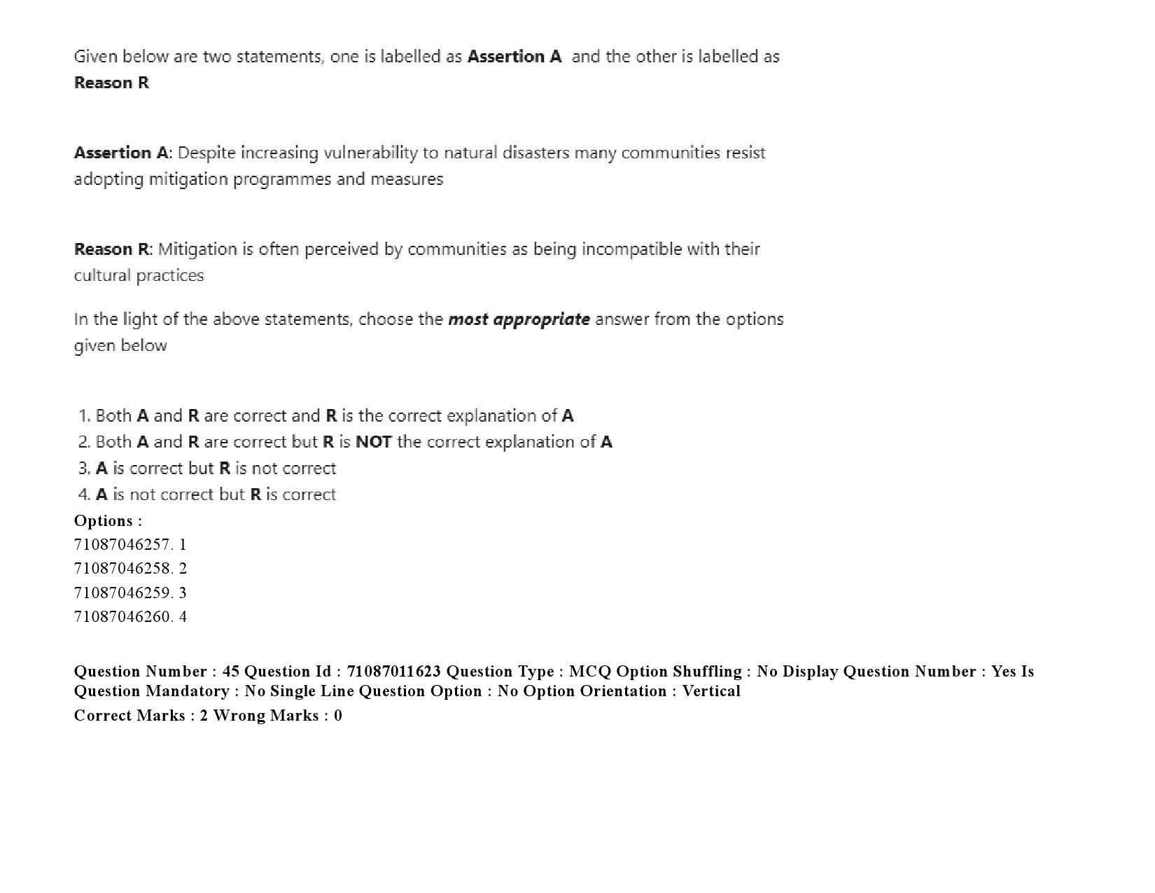 UGC NET Comparative Study of Religions Question Paper September 2020 69