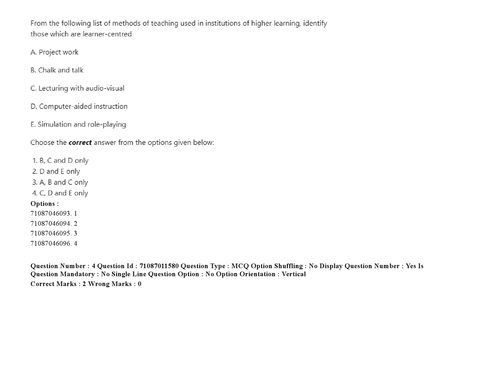 UGC NET Comparative Study of Religions Question Paper September 2020 7