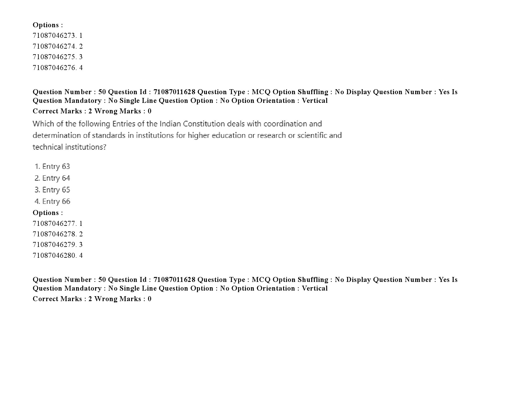 UGC NET Comparative Study of Religions Question Paper September 2020 77