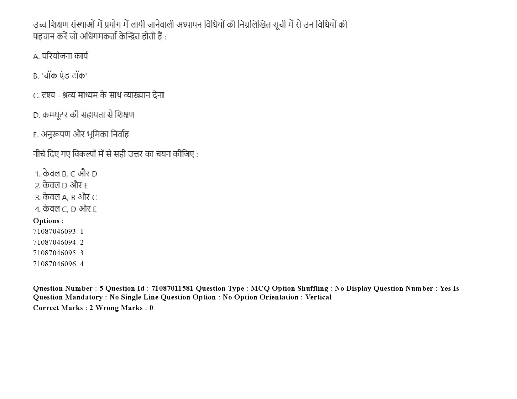 UGC NET Comparative Study of Religions Question Paper September 2020 8