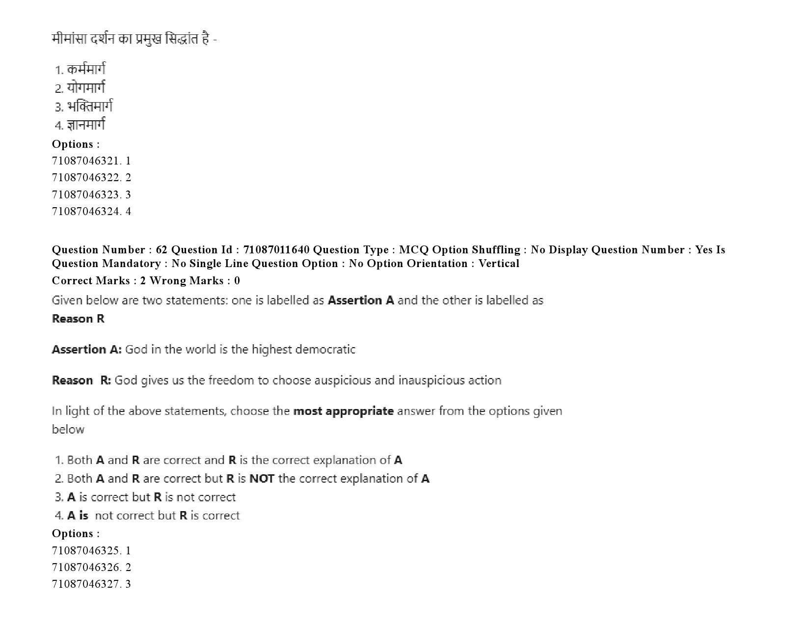 UGC NET Comparative Study of Religions Question Paper September 2020 91