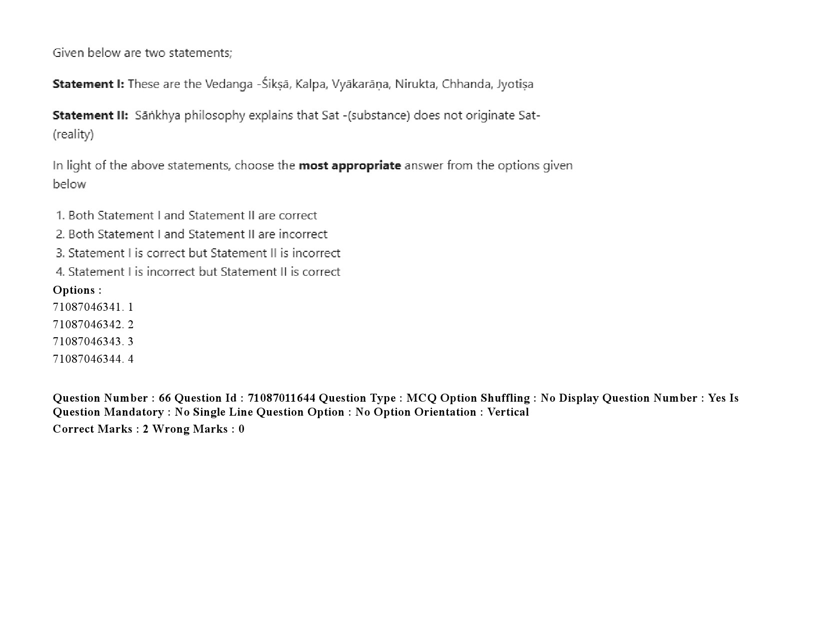 UGC NET Comparative Study of Religions Question Paper September 2020 99