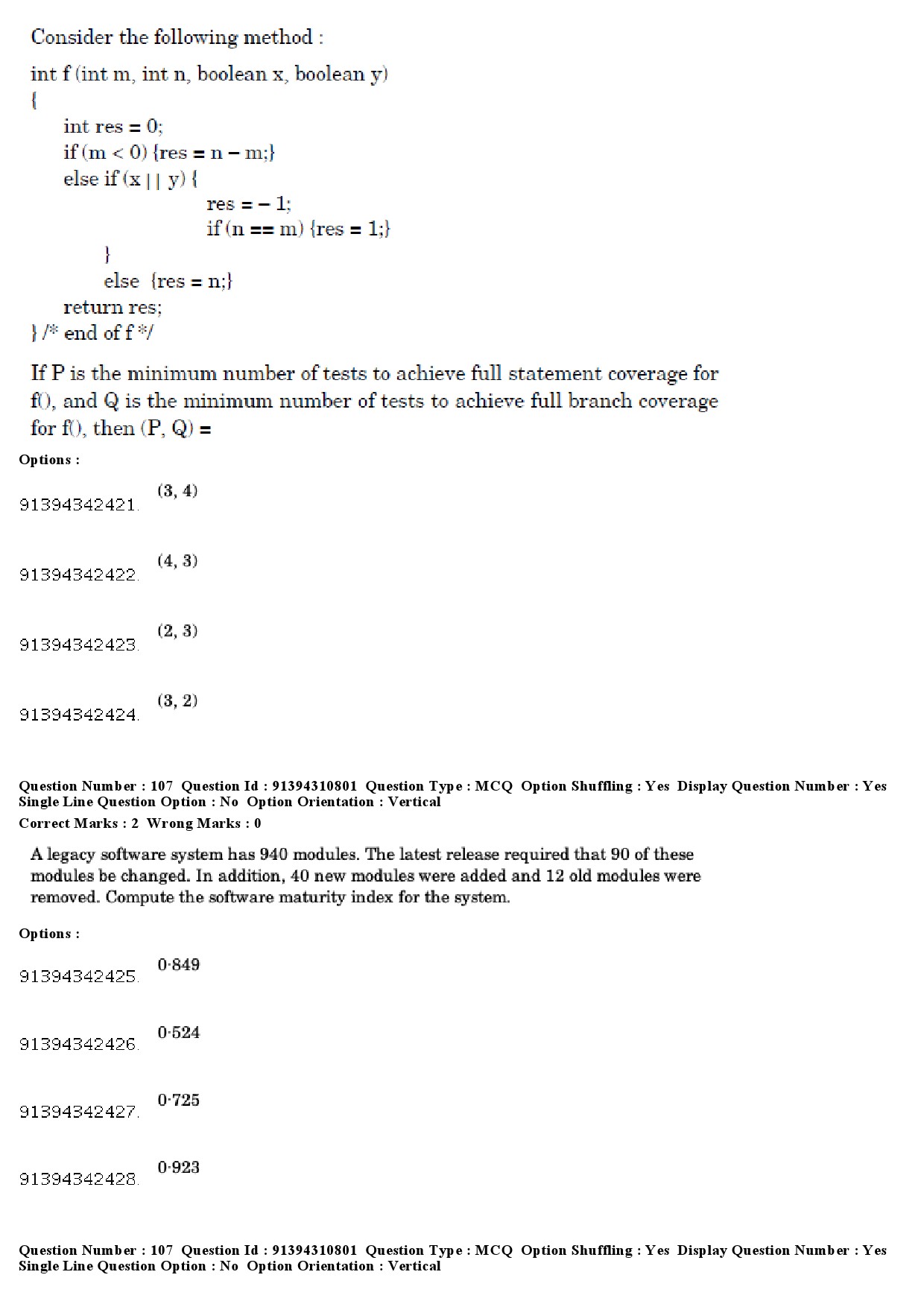 UGC NET Computer Science and Applications Question Paper December 2018 101