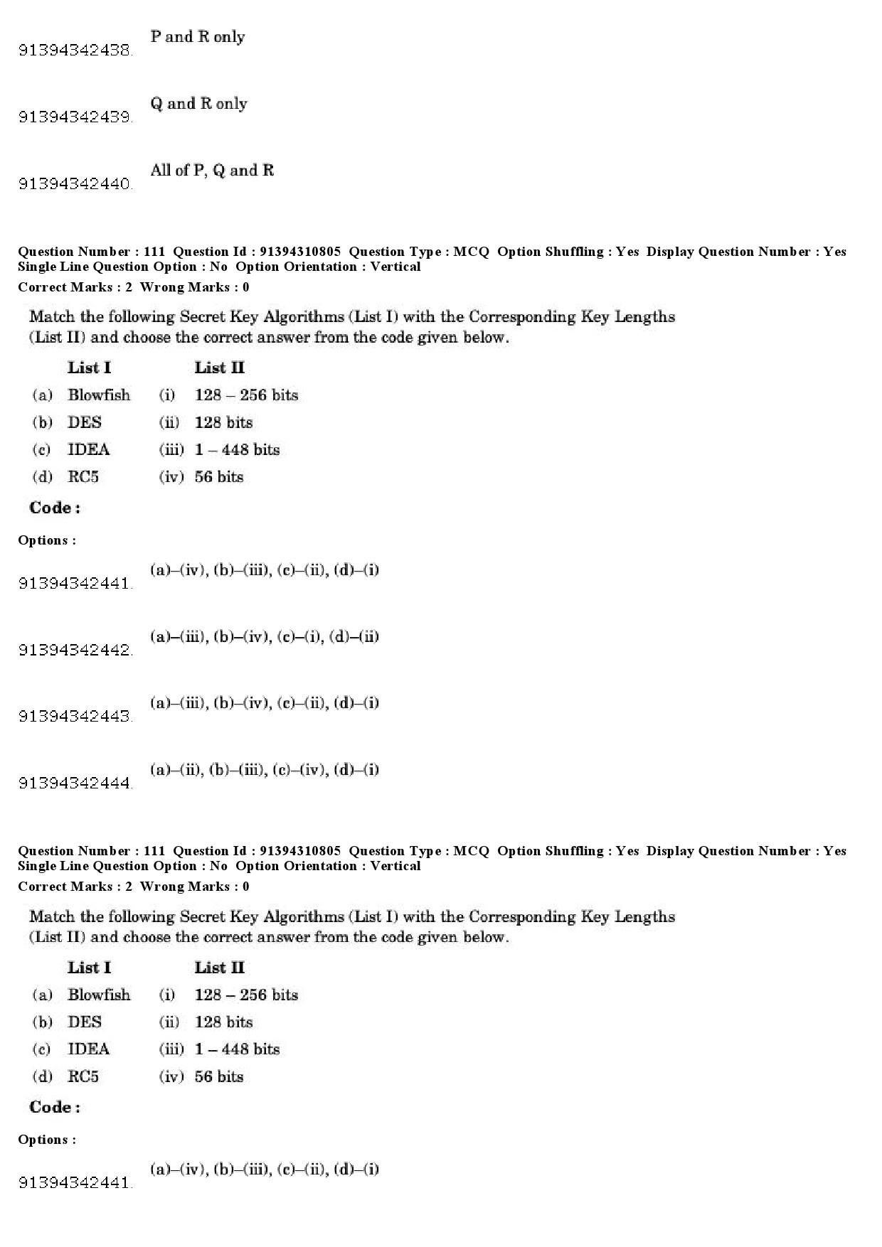 UGC NET Computer Science and Applications Question Paper December 2018 105