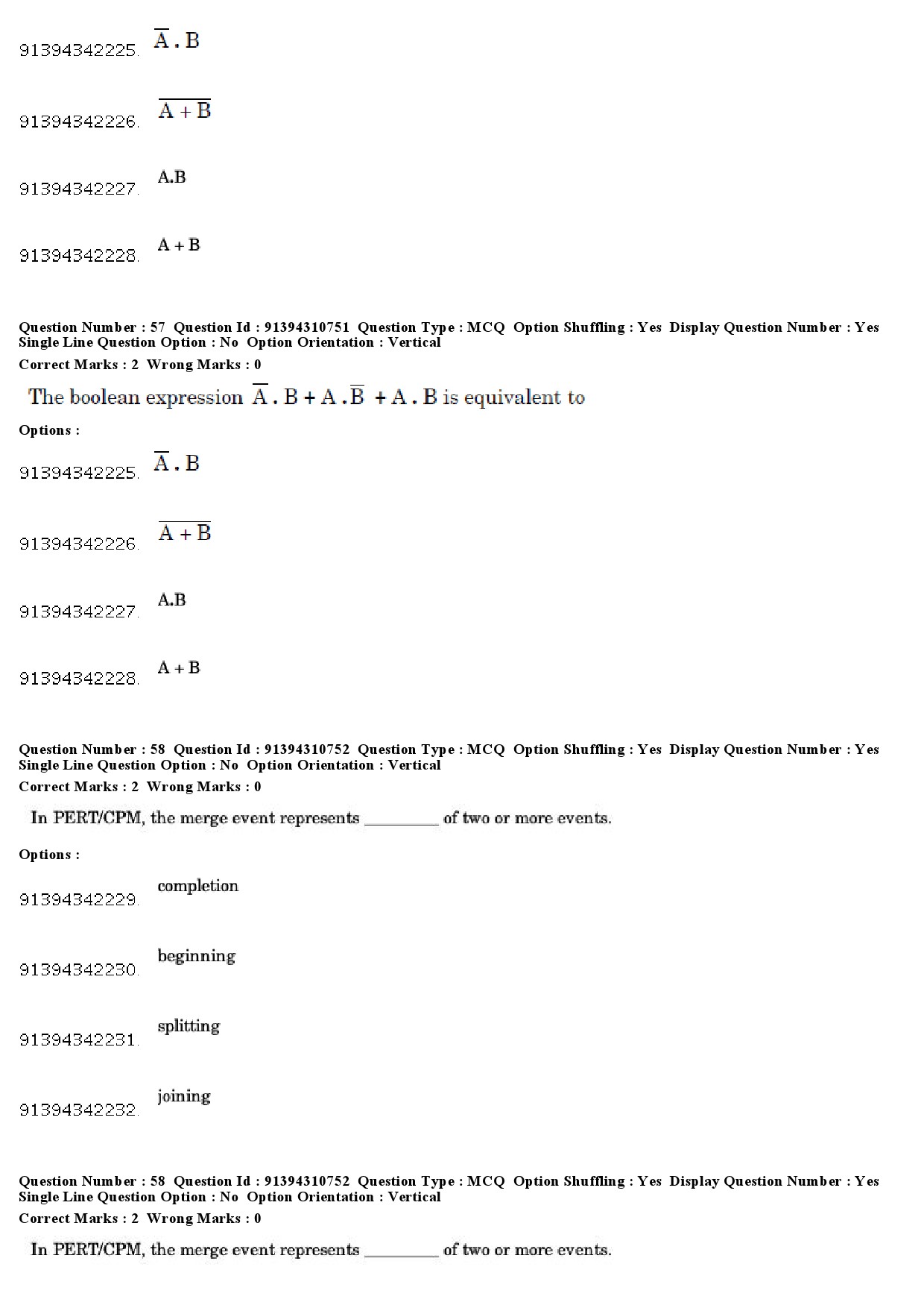 UGC NET Computer Science and Applications Question Paper December 2018 52