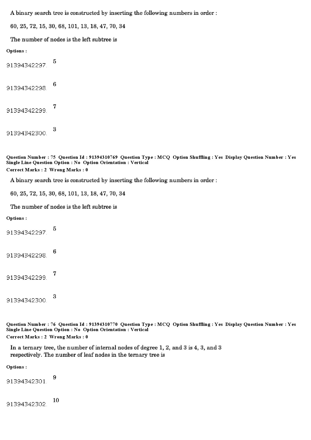 UGC NET Computer Science and Applications Question Paper December 2018 68