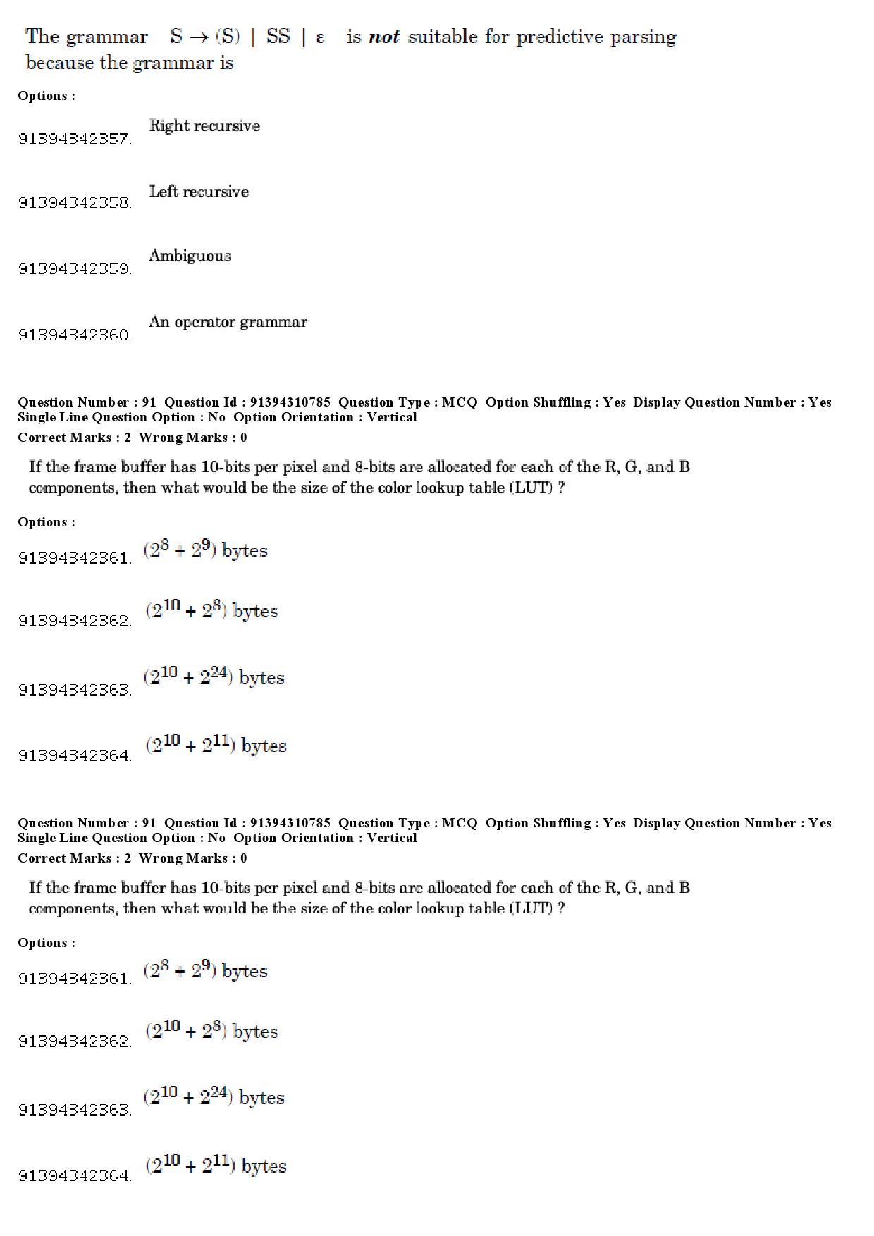 UGC NET Computer Science and Applications Question Paper December 2018 82