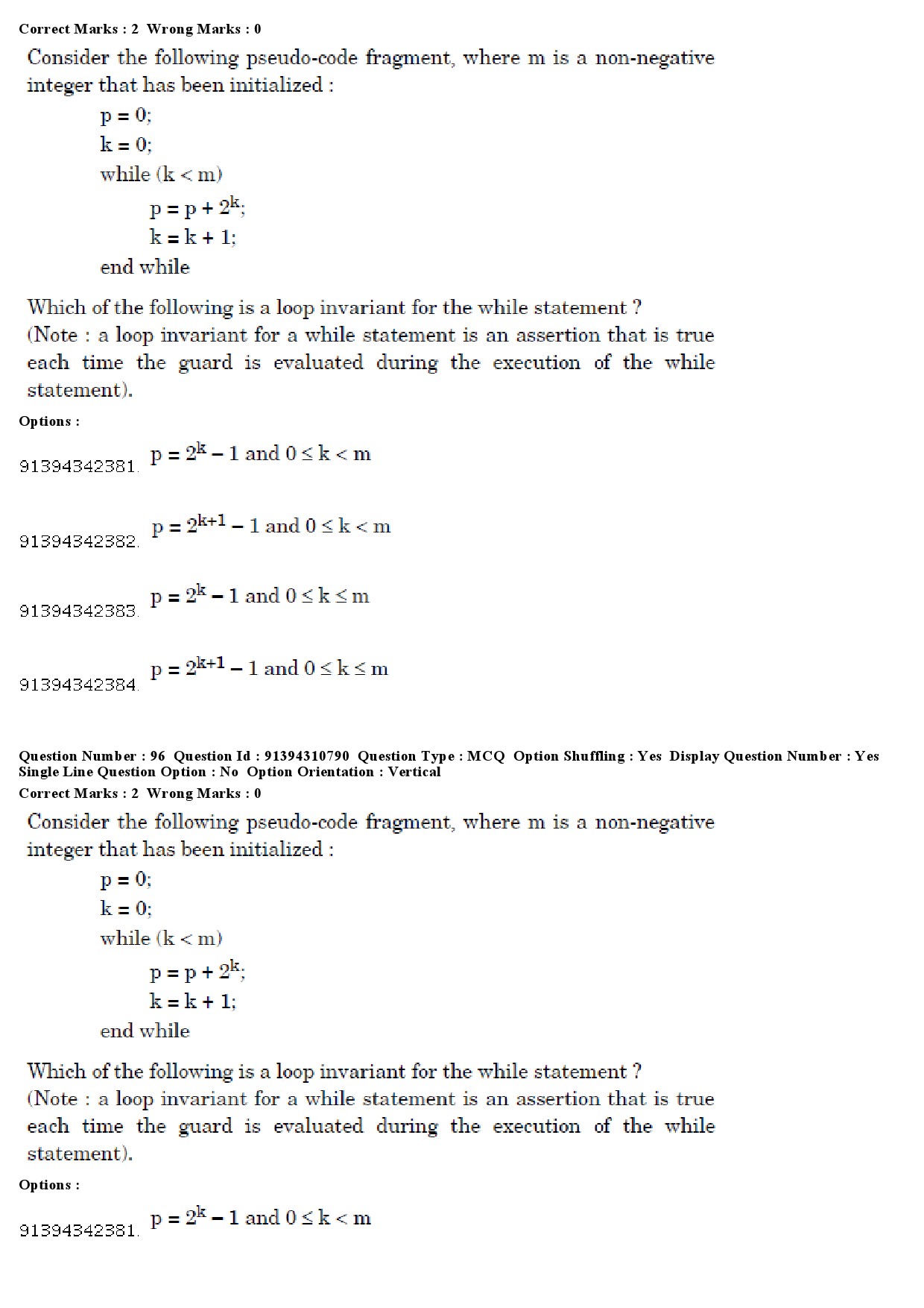 UGC NET Computer Science and Applications Question Paper December 2018 89