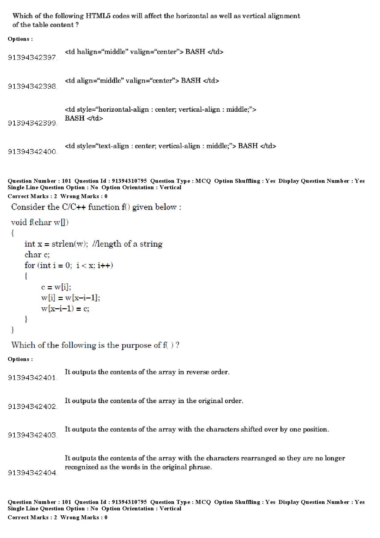 UGC NET Computer Science and Applications Question Paper December 2018 95