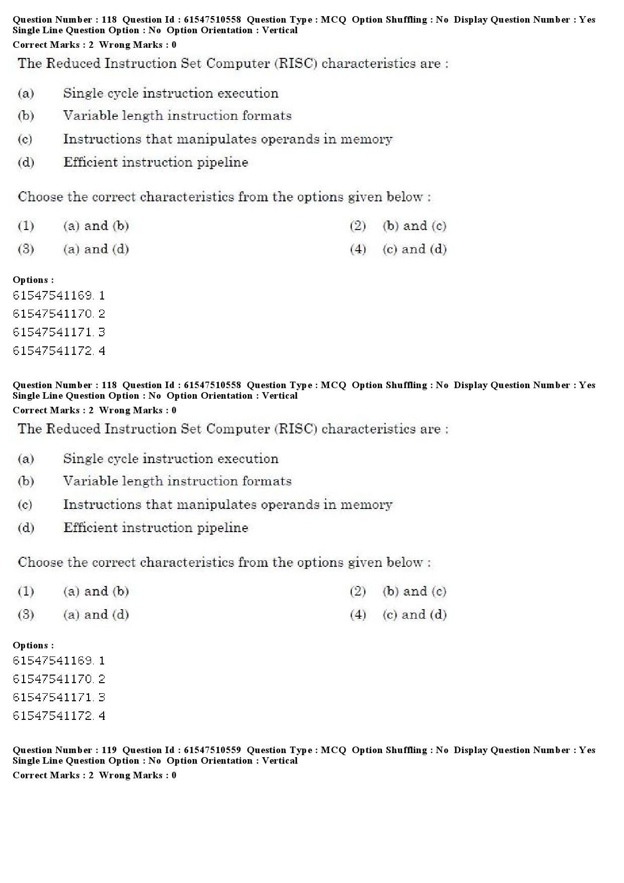 UGC NET Computer Science and Applications Question Paper December 2019 100