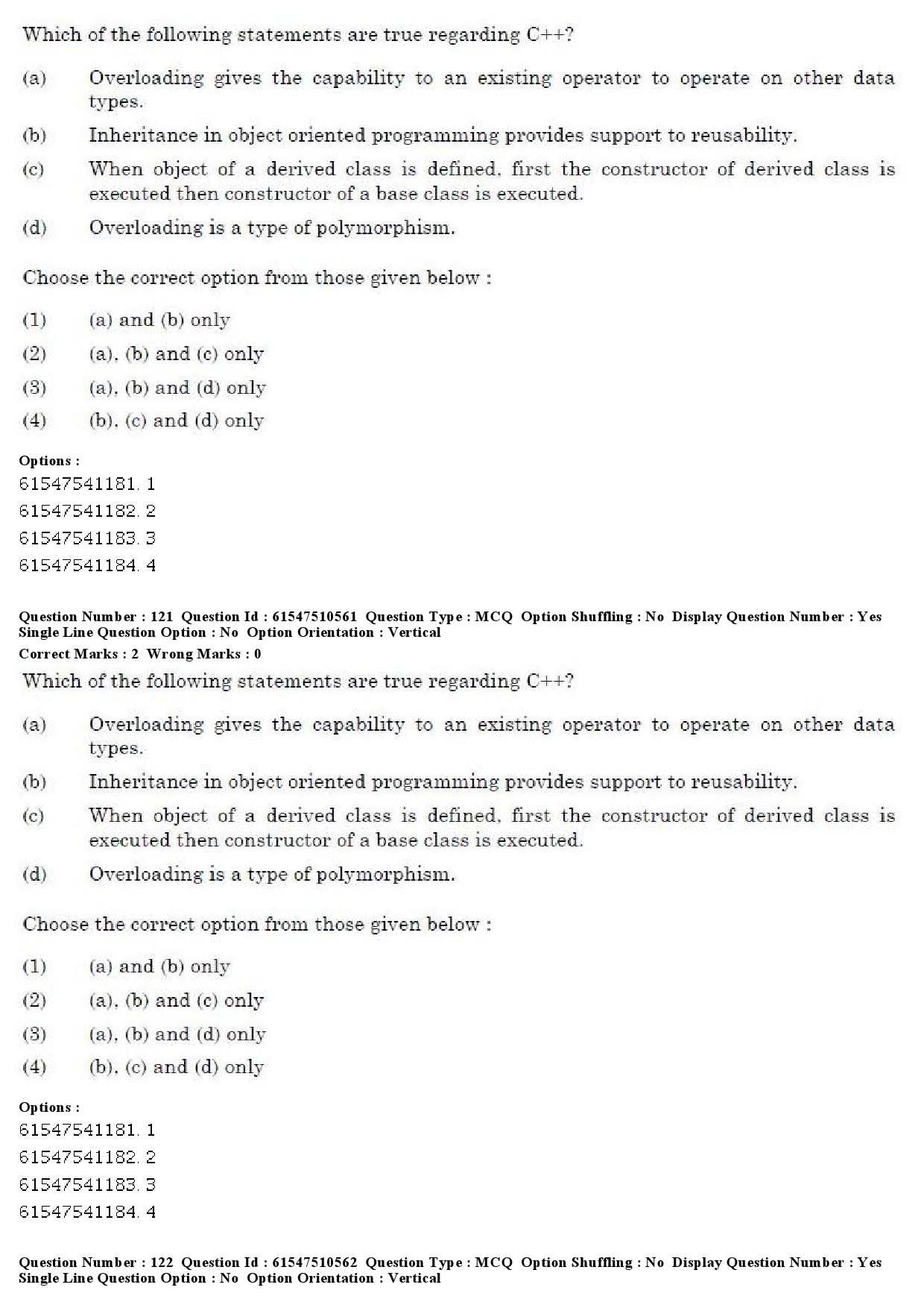 UGC NET Computer Science and Applications Question Paper December 2019 103