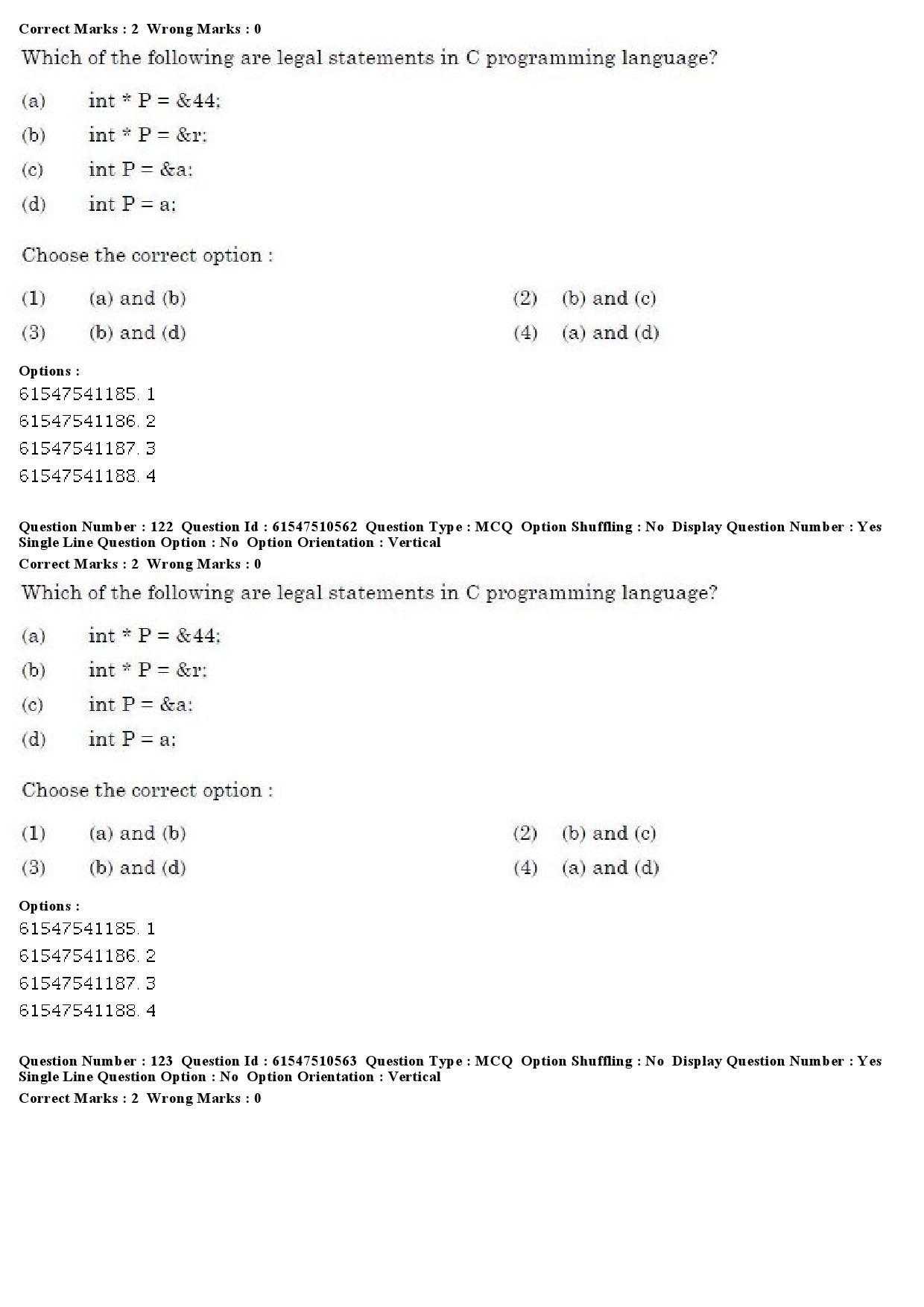 UGC NET Computer Science and Applications Question Paper December 2019 104