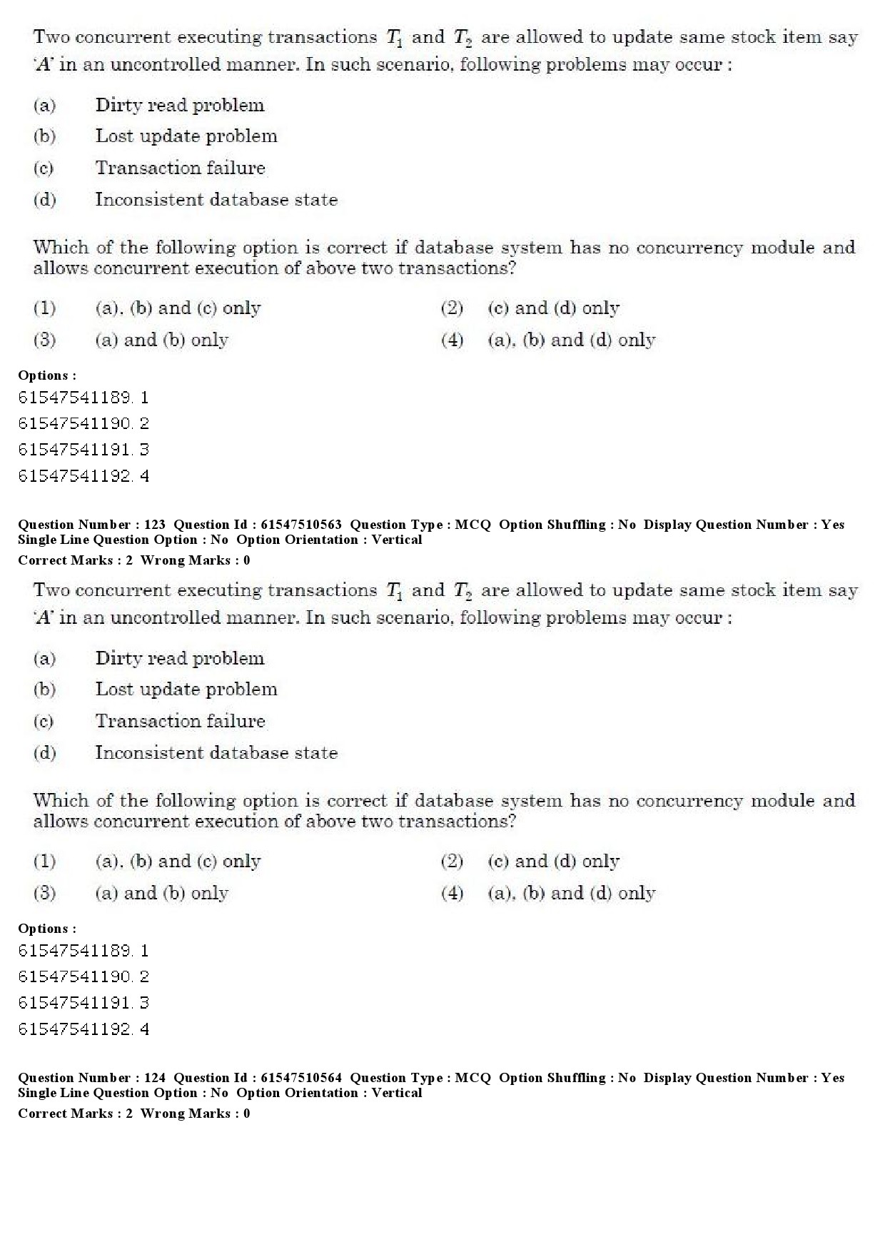 UGC NET Computer Science and Applications Question Paper December 2019 105