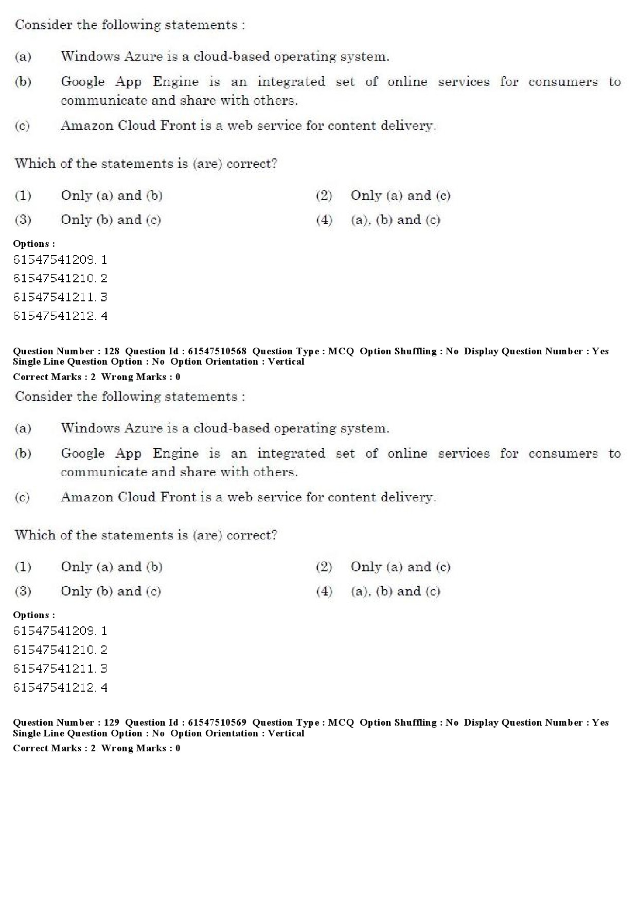 UGC NET Computer Science and Applications Question Paper December 2019 111