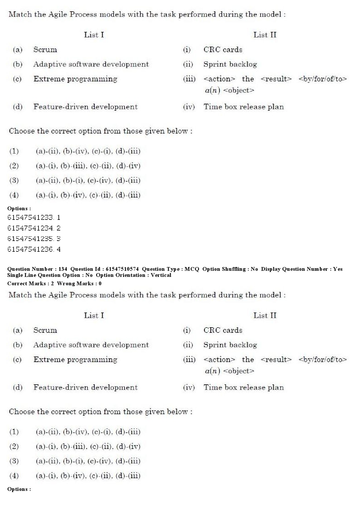 UGC NET Computer Science and Applications Question Paper December 2019 118